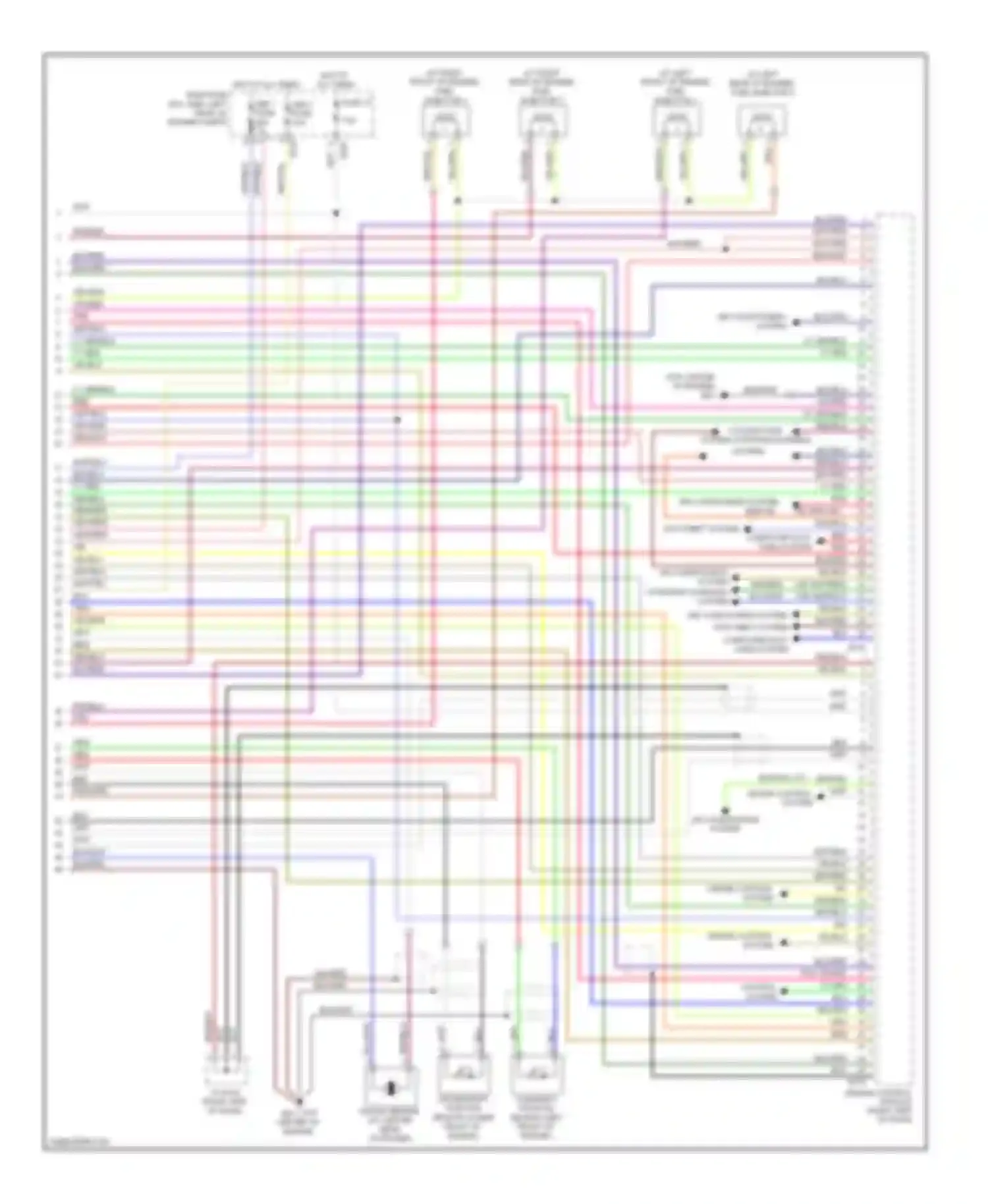 Impreza Subaru GH (2007-2011): Wiring diagram engine performance 2.5l (4 of 4)