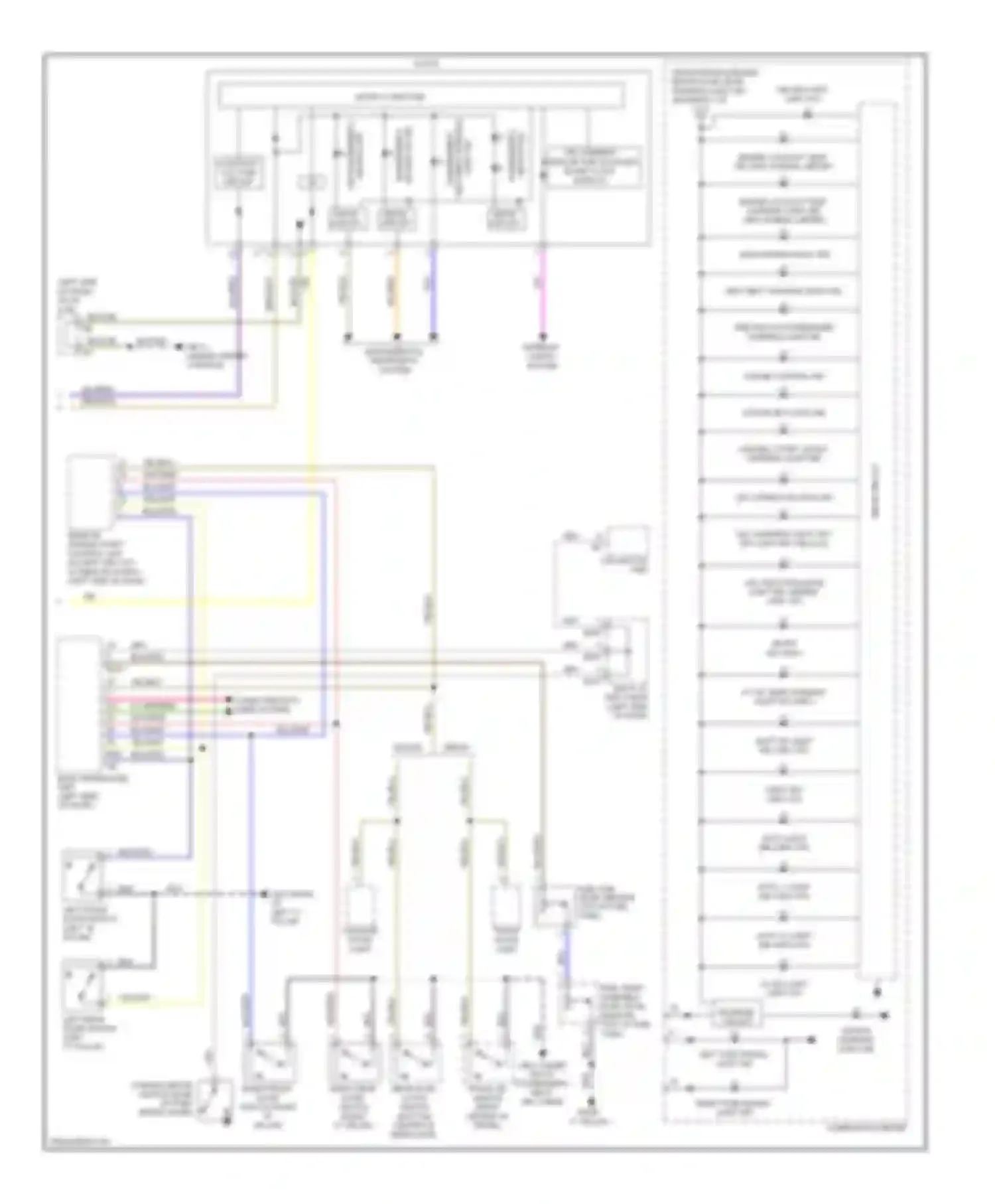 Impreza Subaru GH (2007-2011): Instrument cluster circuit (2 of 2)