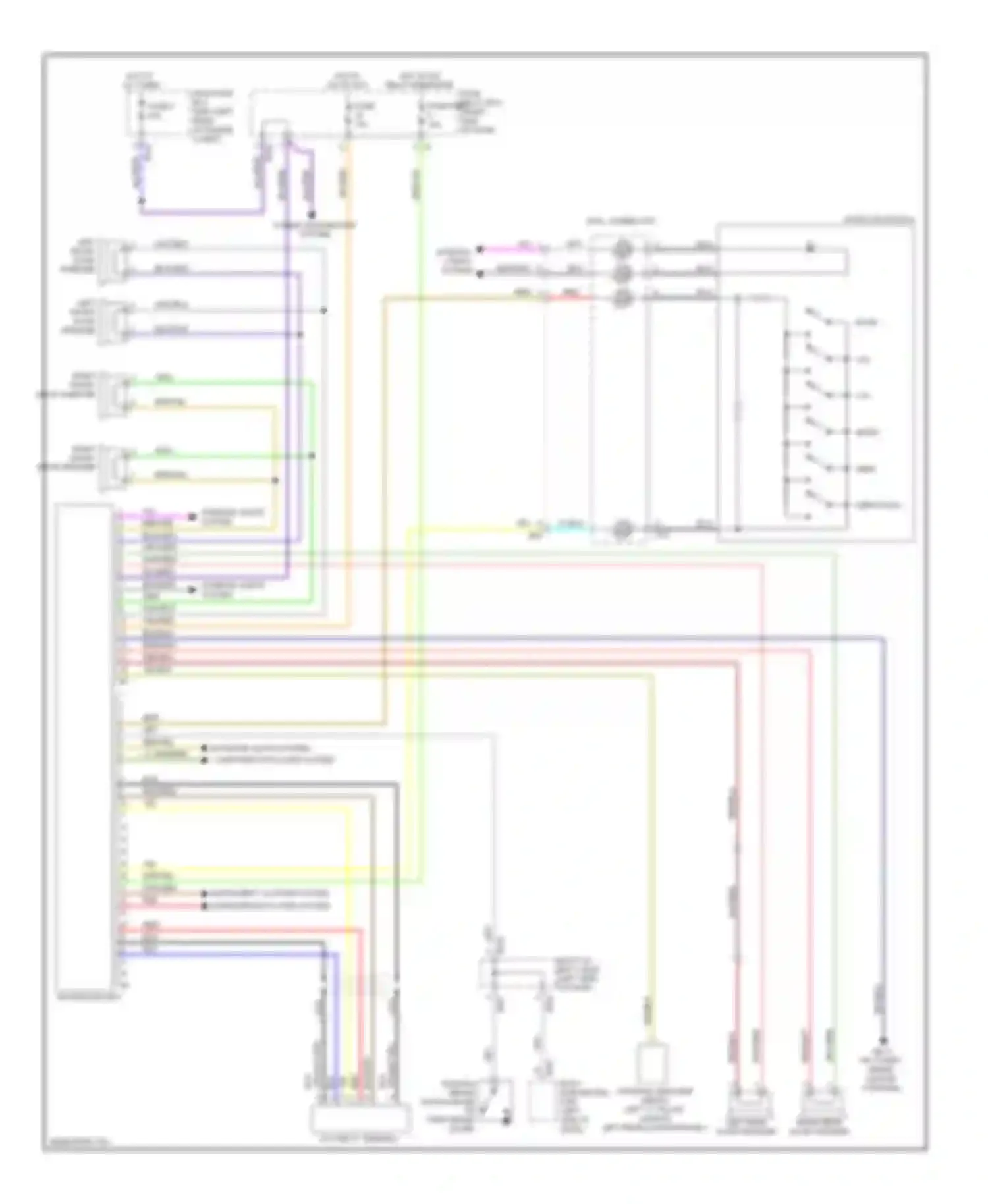 Impreza Subaru GH (2007-2011): Navigation circuit
