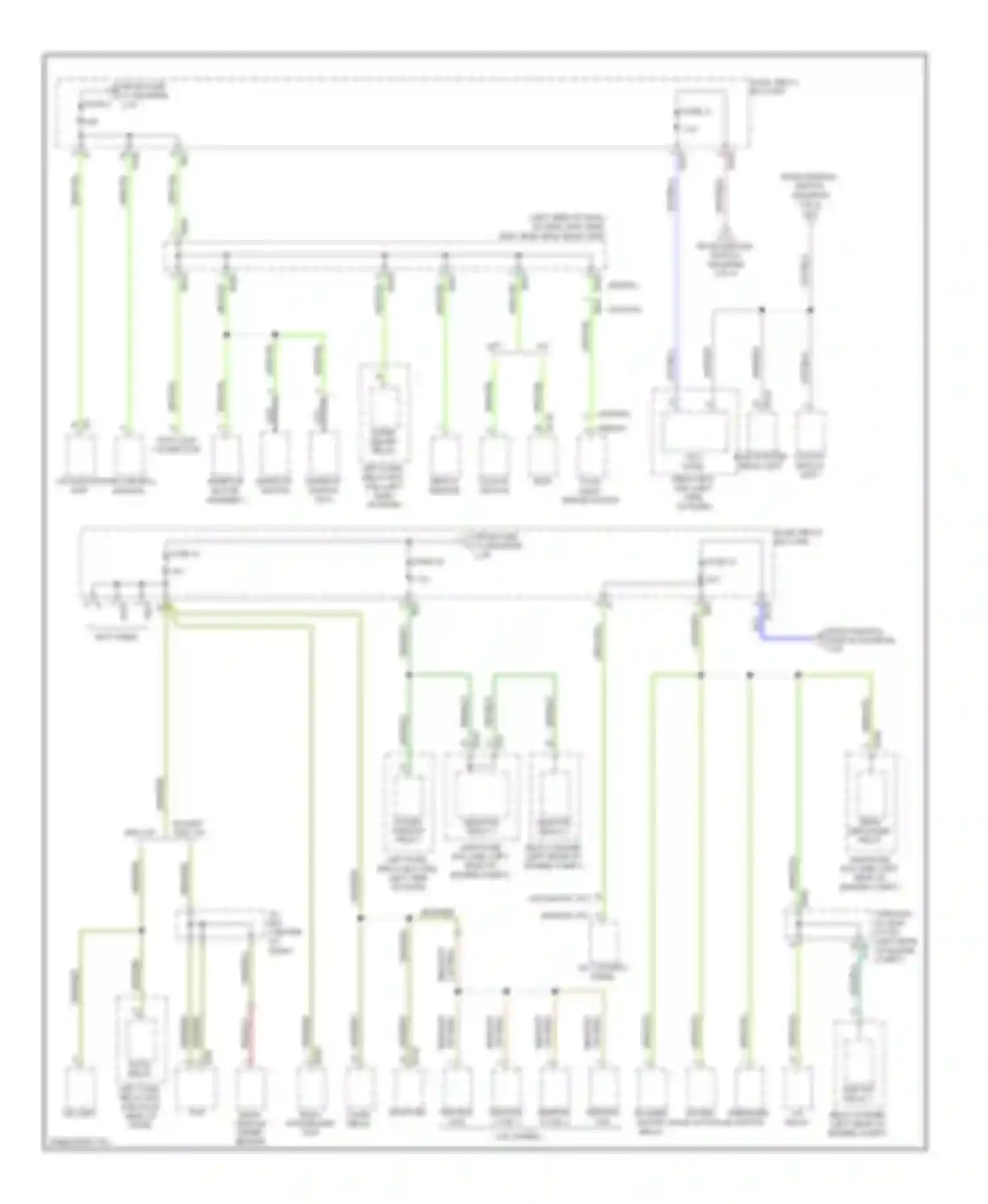 Impreza Subaru GH (2007-2011): Power distribution circuit (4 of 4)