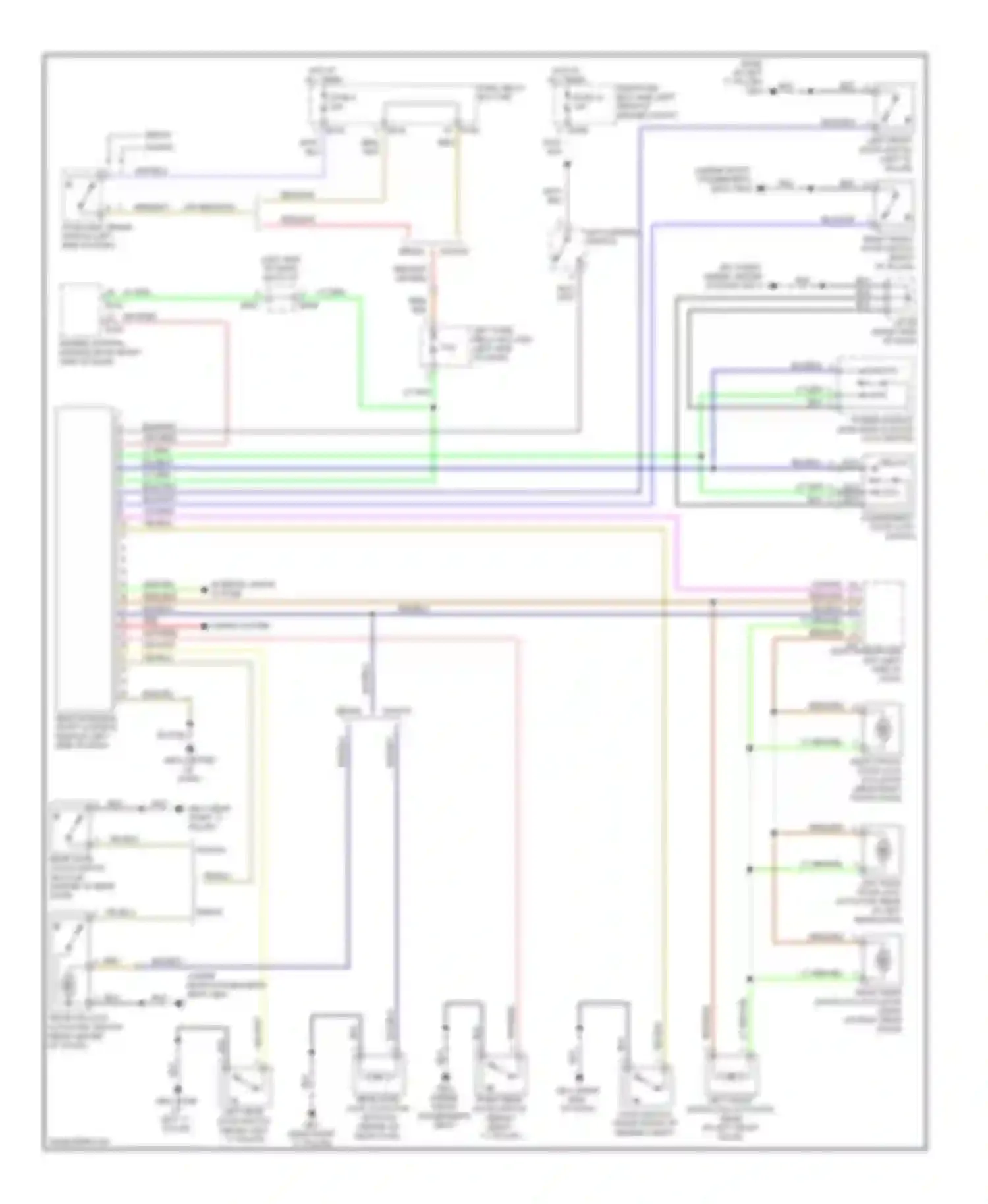 Impreza Subaru GH (2007-2011): Remote starting circuit
