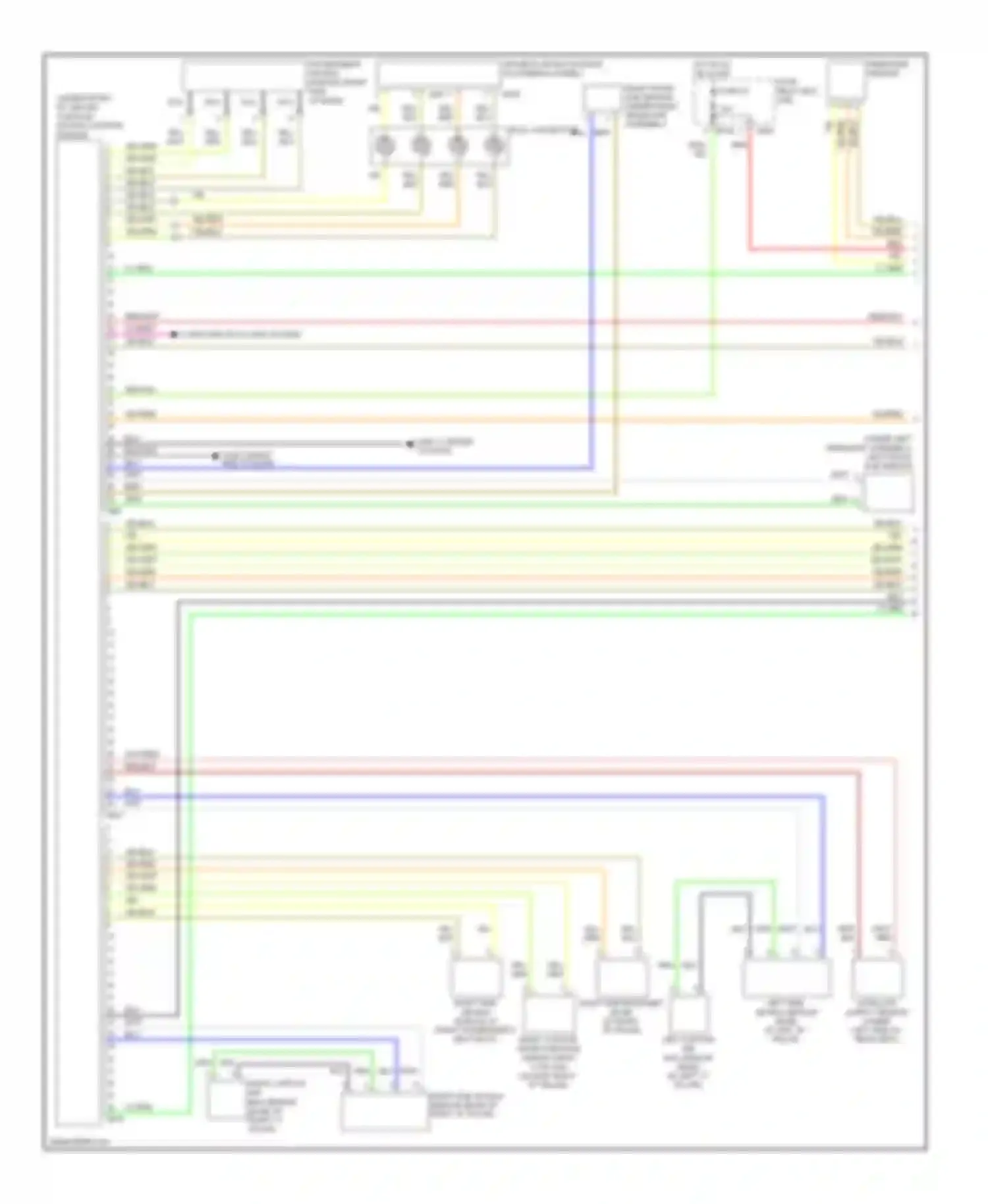 Impreza Subaru GH (2007-2011): Supplemental restraints circuit (1 of 2)