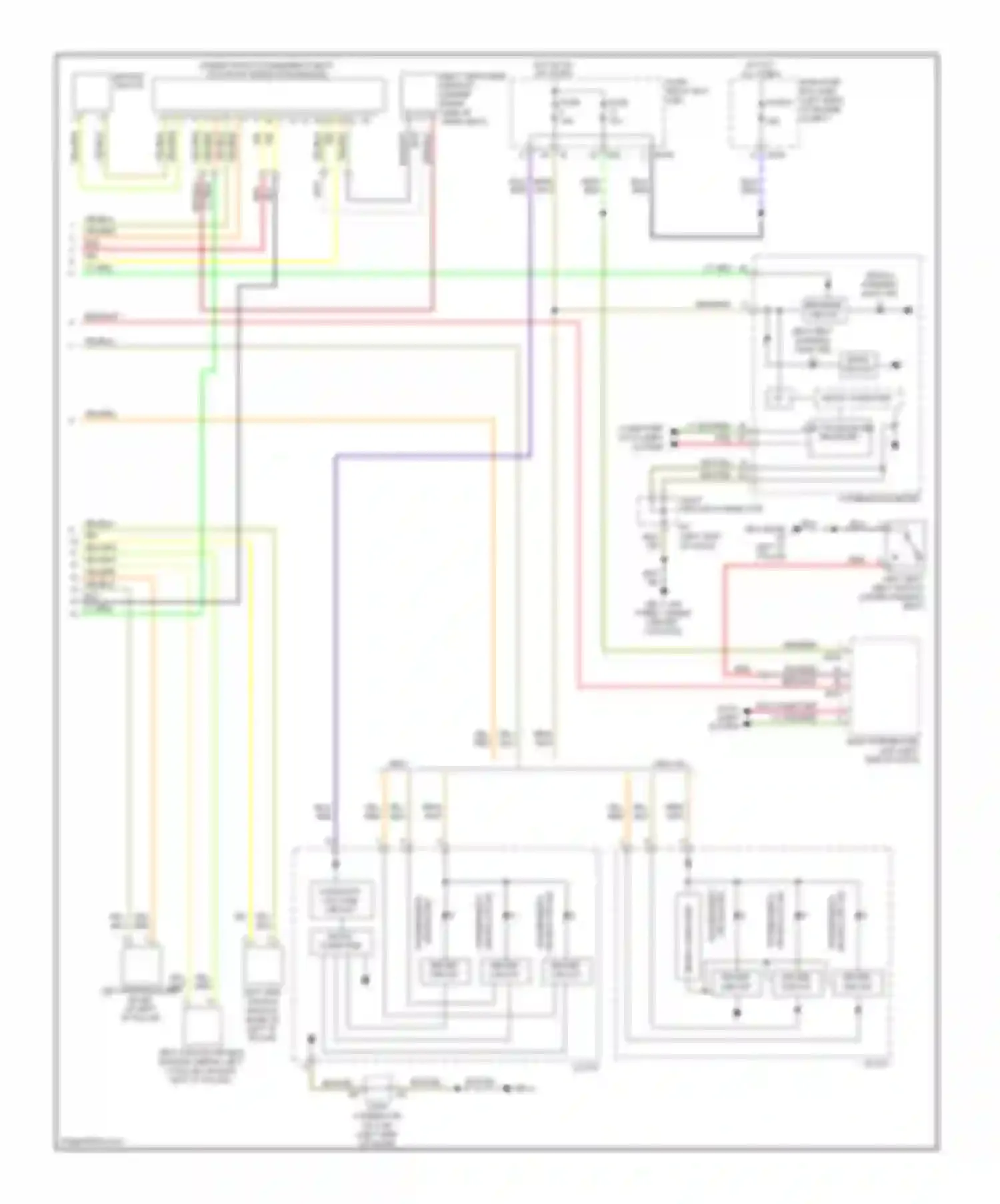 Impreza Subaru GH (2007-2011): Supplemental restraints circuit (2 of 2)