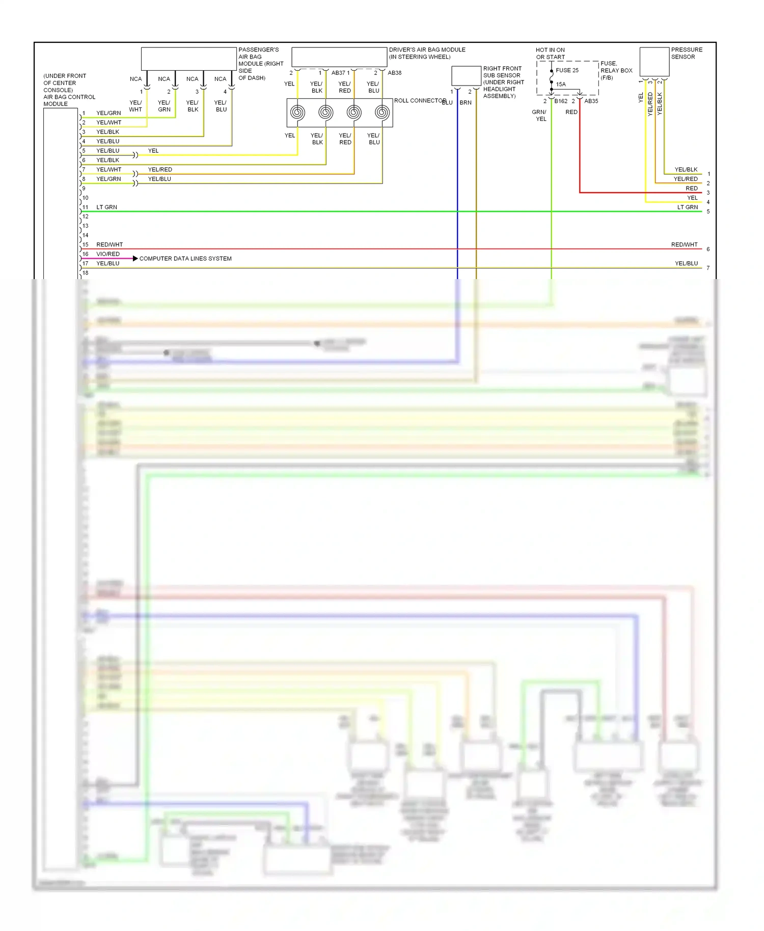 Subaru Impreza GH (2007-2011) computer data lines system wiring diagram  (19 of 26)