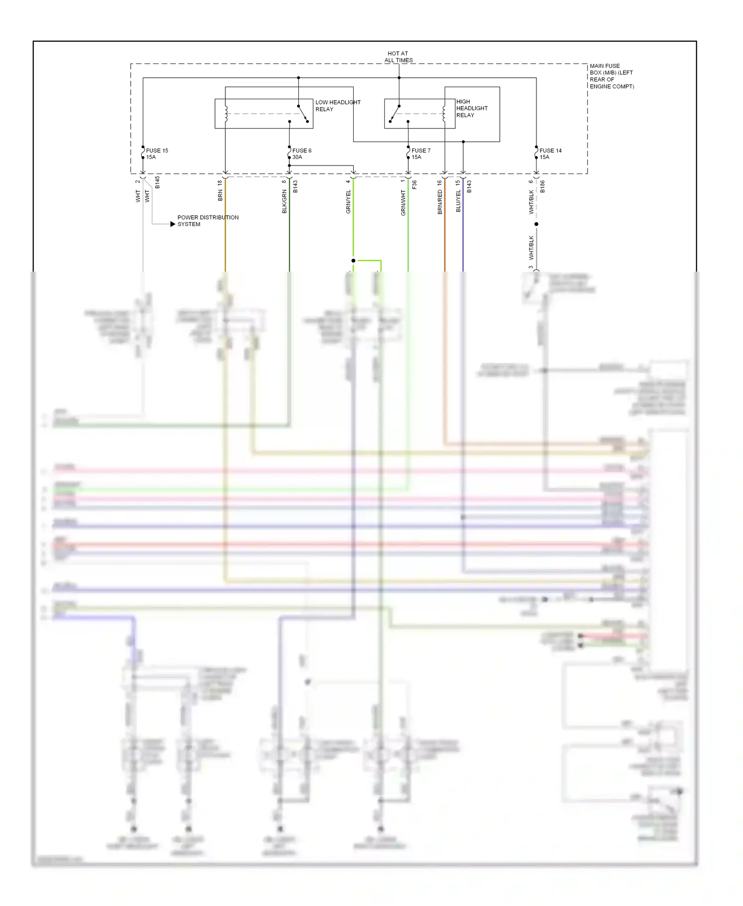 Subaru Impreza GH (2007-2011) computer data lines system wiring diagram  (13 of 26)