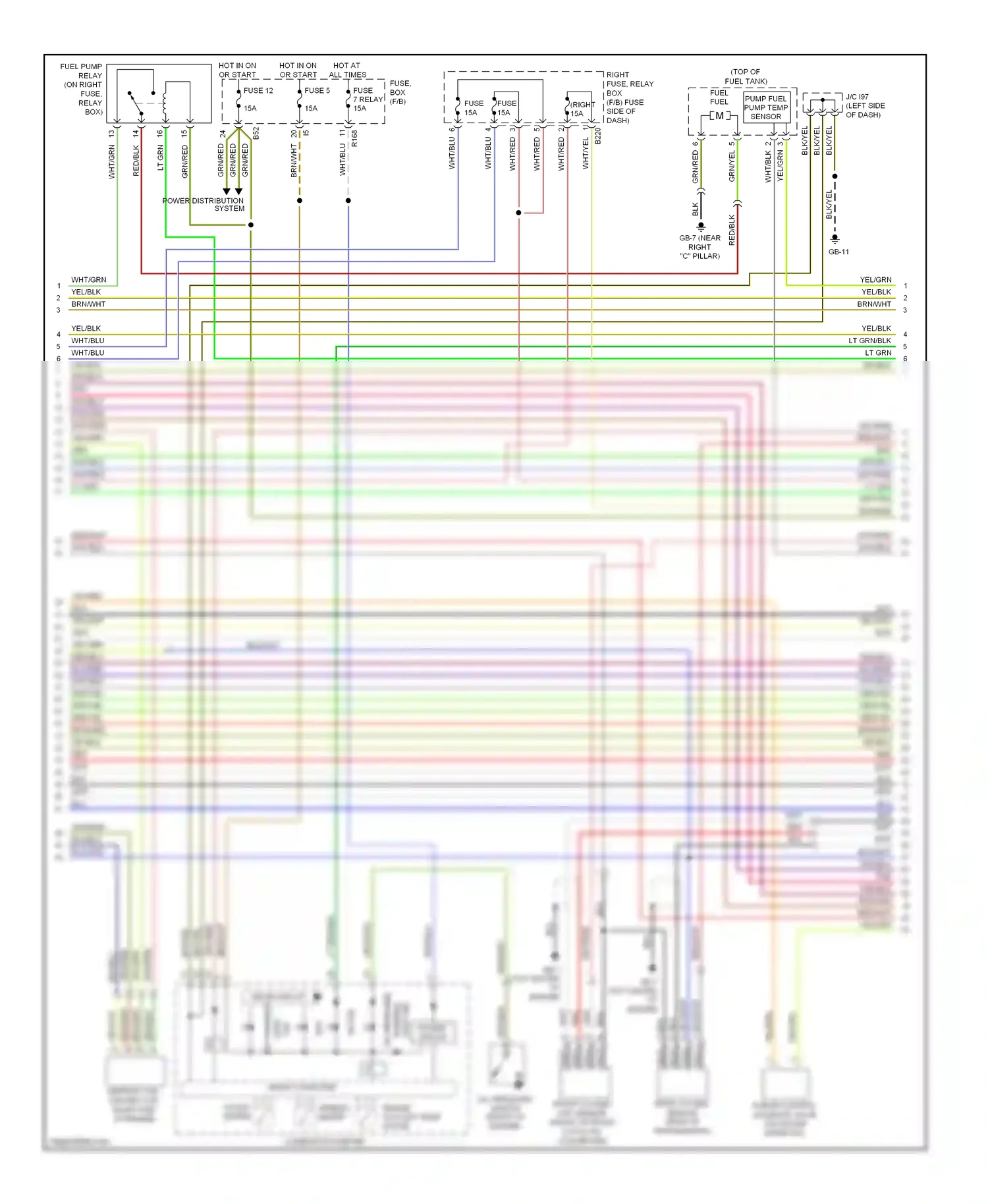 Subaru Impreza GH (2007-2011) micro computer wiring diagram  (9 of 17)