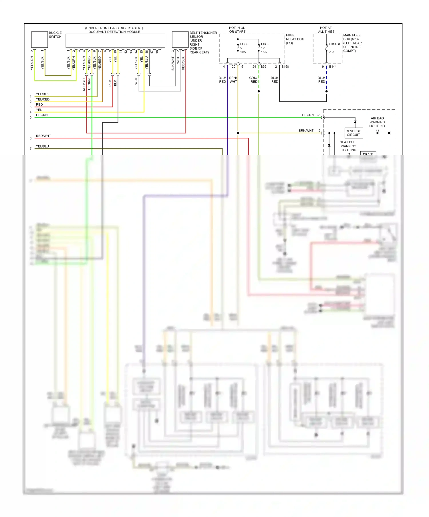 Subaru Impreza GH (2007-2011) micro computer wiring diagram  (16 of 17)