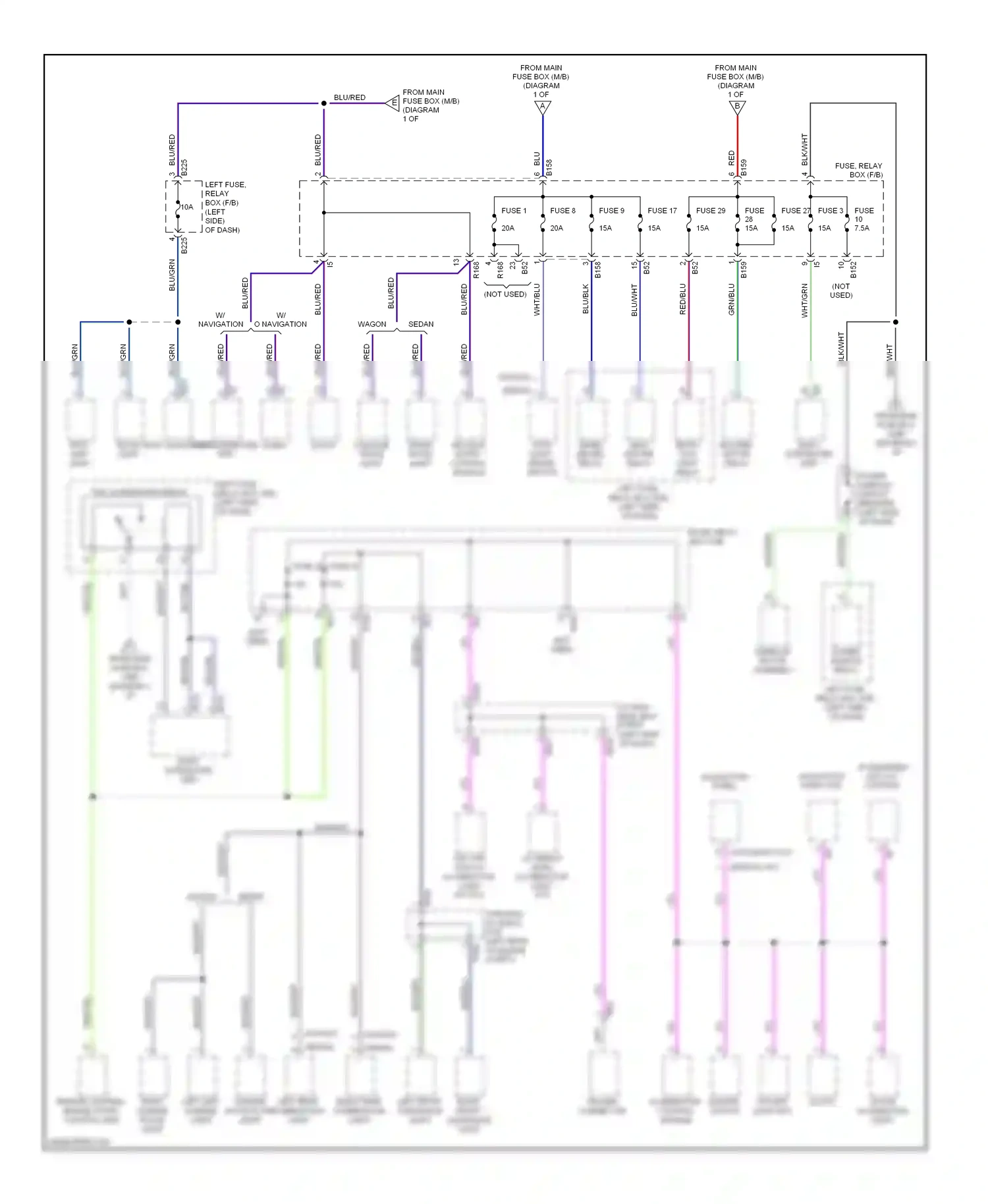 Subaru Impreza GH (2007-2011) remote control engine start control unit wiring diagram  (1 of 1)