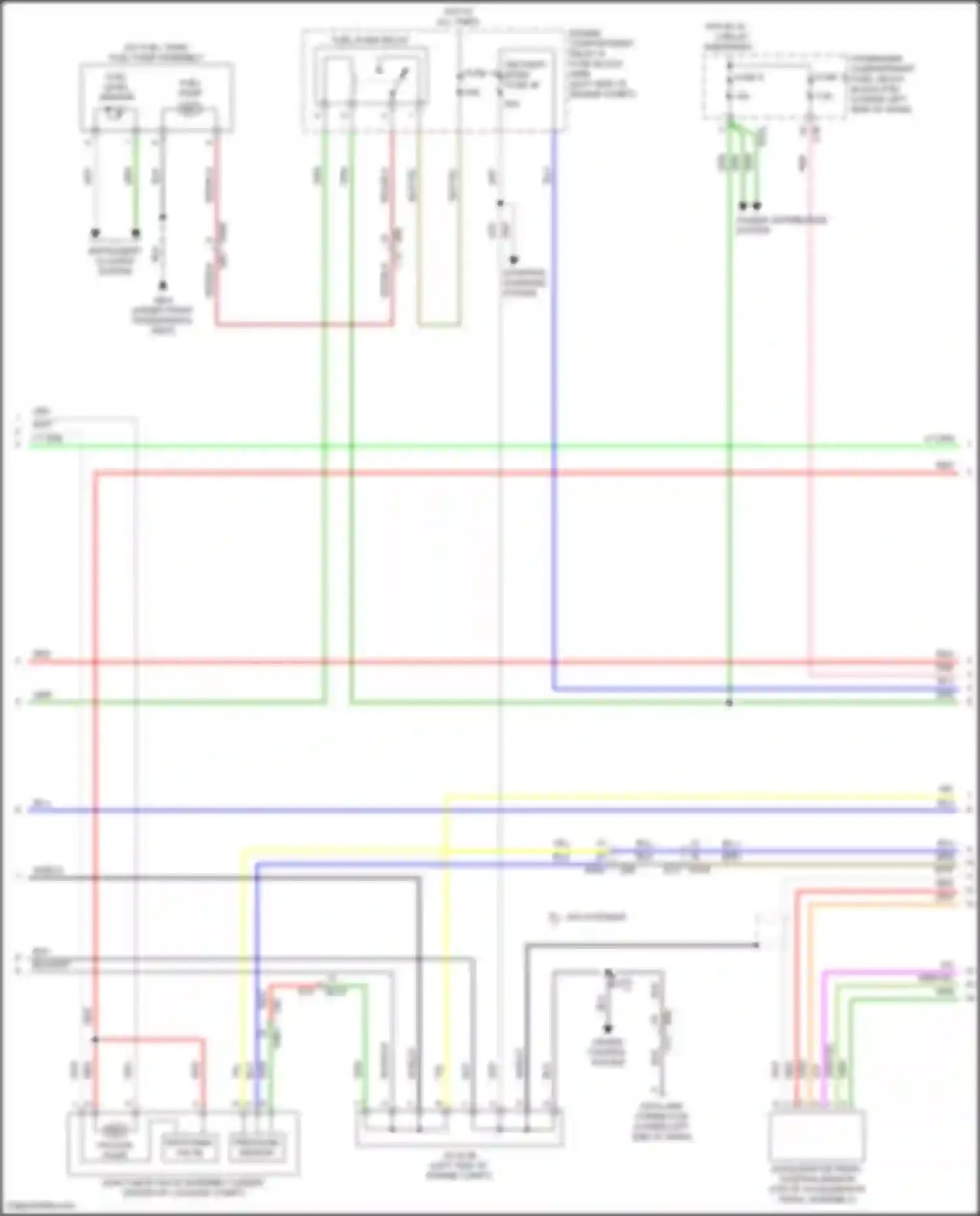 Impreza Subaru GK2 facelift (2019-2023): Wiring diagram engine performance 2.0l (2 of 7)