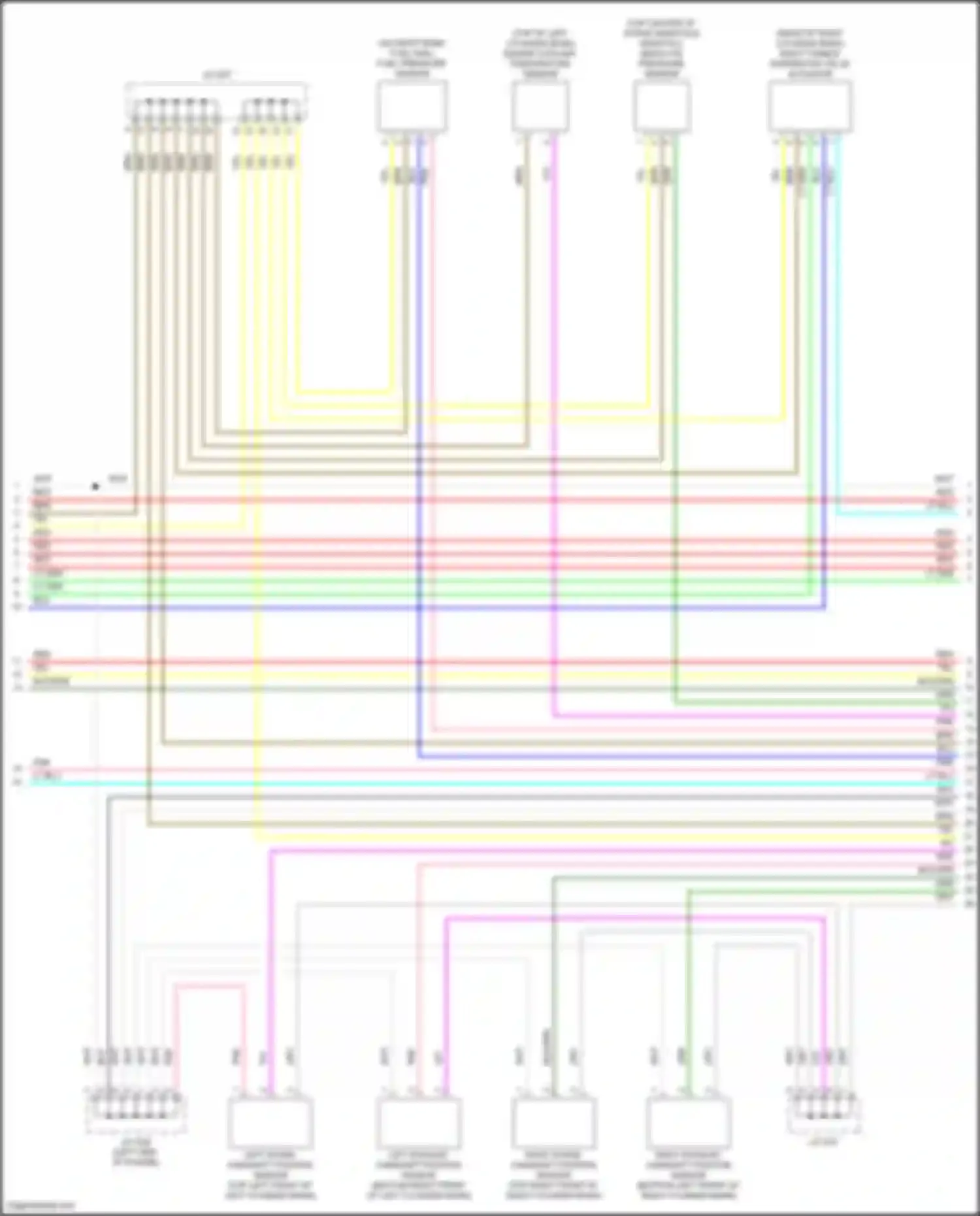Impreza Subaru GK2 facelift (2019-2023): Wiring diagram engine performance 2.0l (5 of 7)