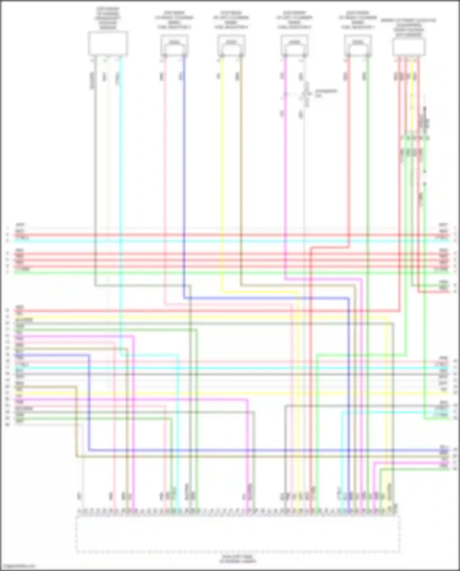 Impreza Subaru GK2 facelift (2019-2023): Wiring diagram engine performance 2.0l (6 of 7)