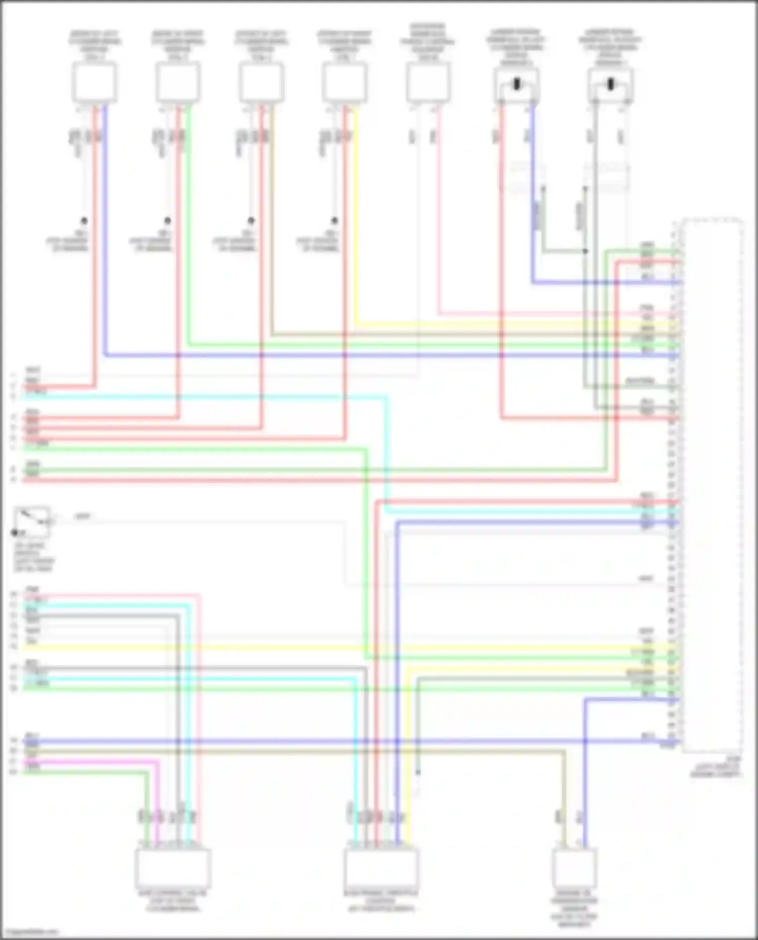 Impreza Subaru GK2 facelift (2019-2023): Wiring diagram engine performance 2.0l (7 of 7)