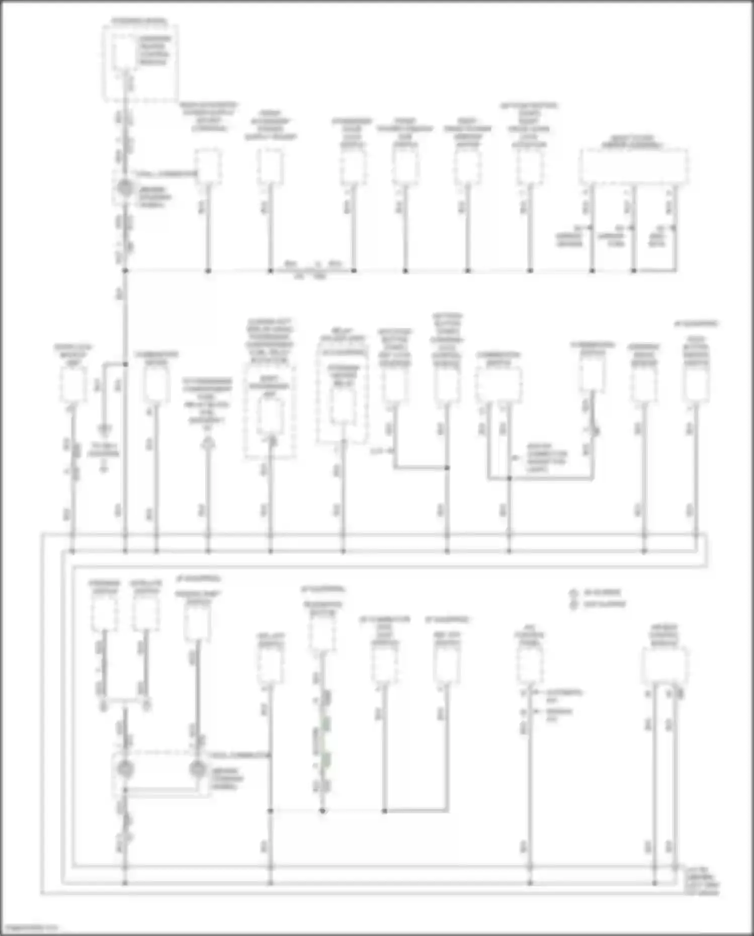 Impreza Subaru GK2 facelift (2019-2023): Ground distribution circuit (3 of 5)
