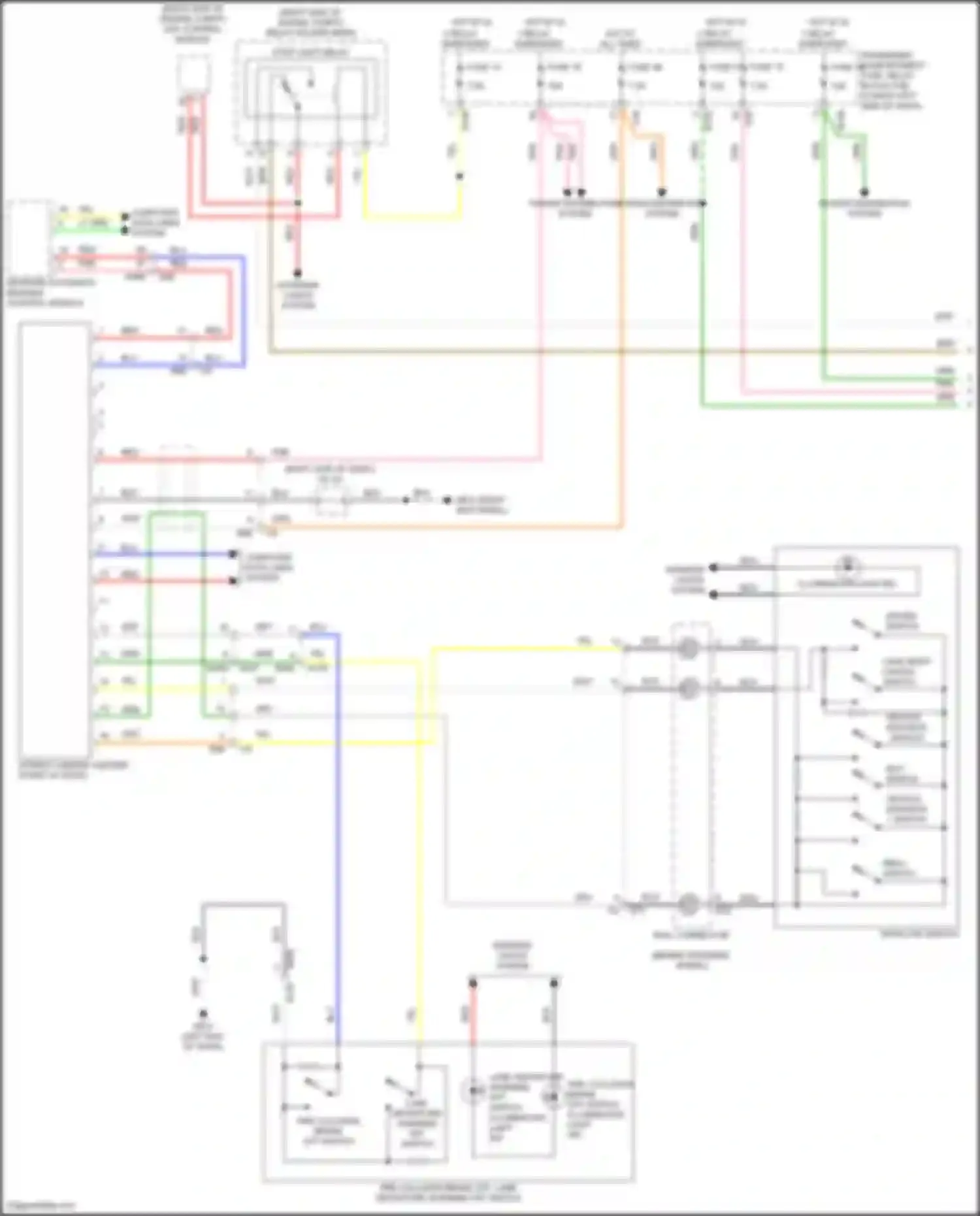 Impreza Subaru GK2 facelift (2019-2023): Eyesight circuit (1 of 2)