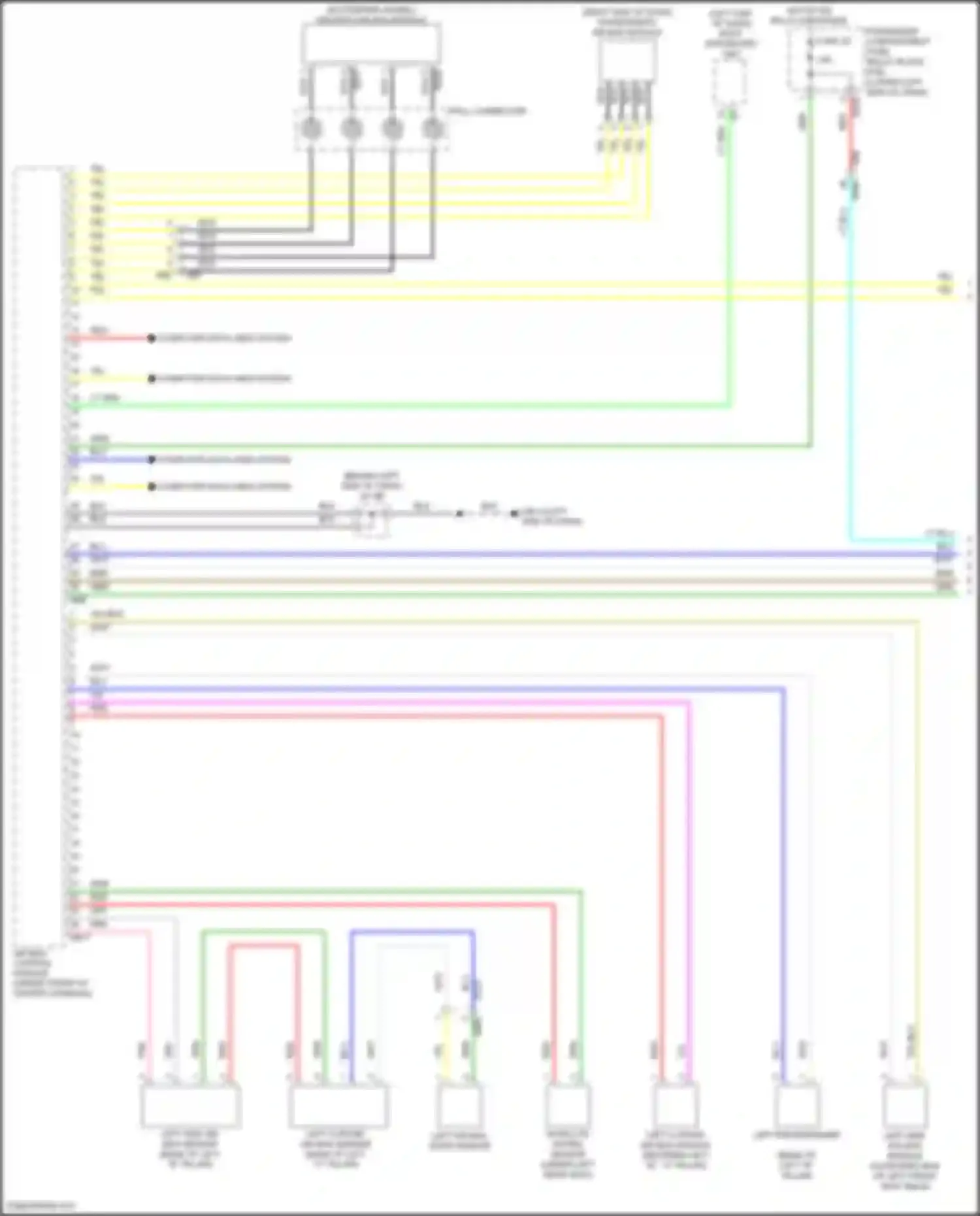 Impreza Subaru GK2 facelift (2019-2023): Supplemental restraints circuit (1 of 3)