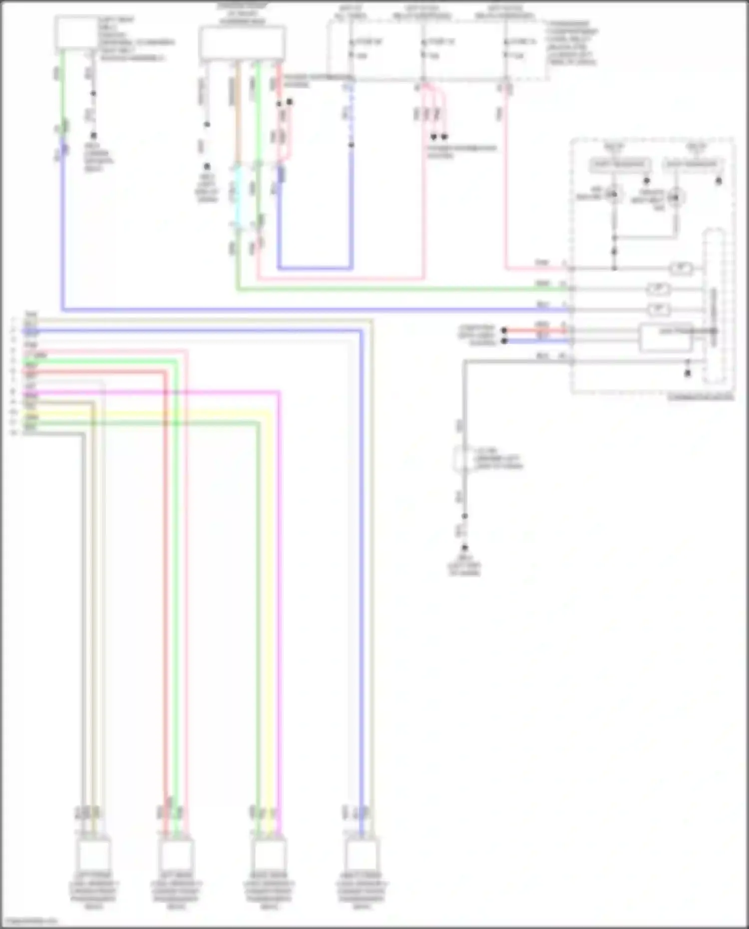 Impreza Subaru GK2 facelift (2019-2023): Supplemental restraints circuit (3 of 3)