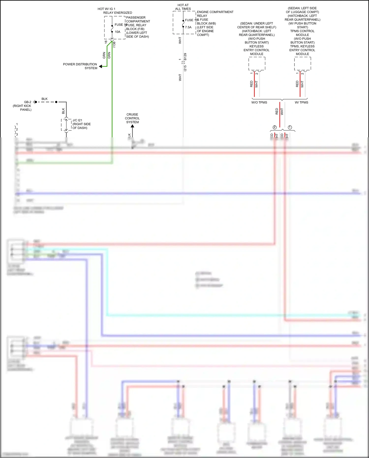 Subaru Impreza GK2 facelift (2019-2023) remote engine start control module wiring diagram  (1 of 5)