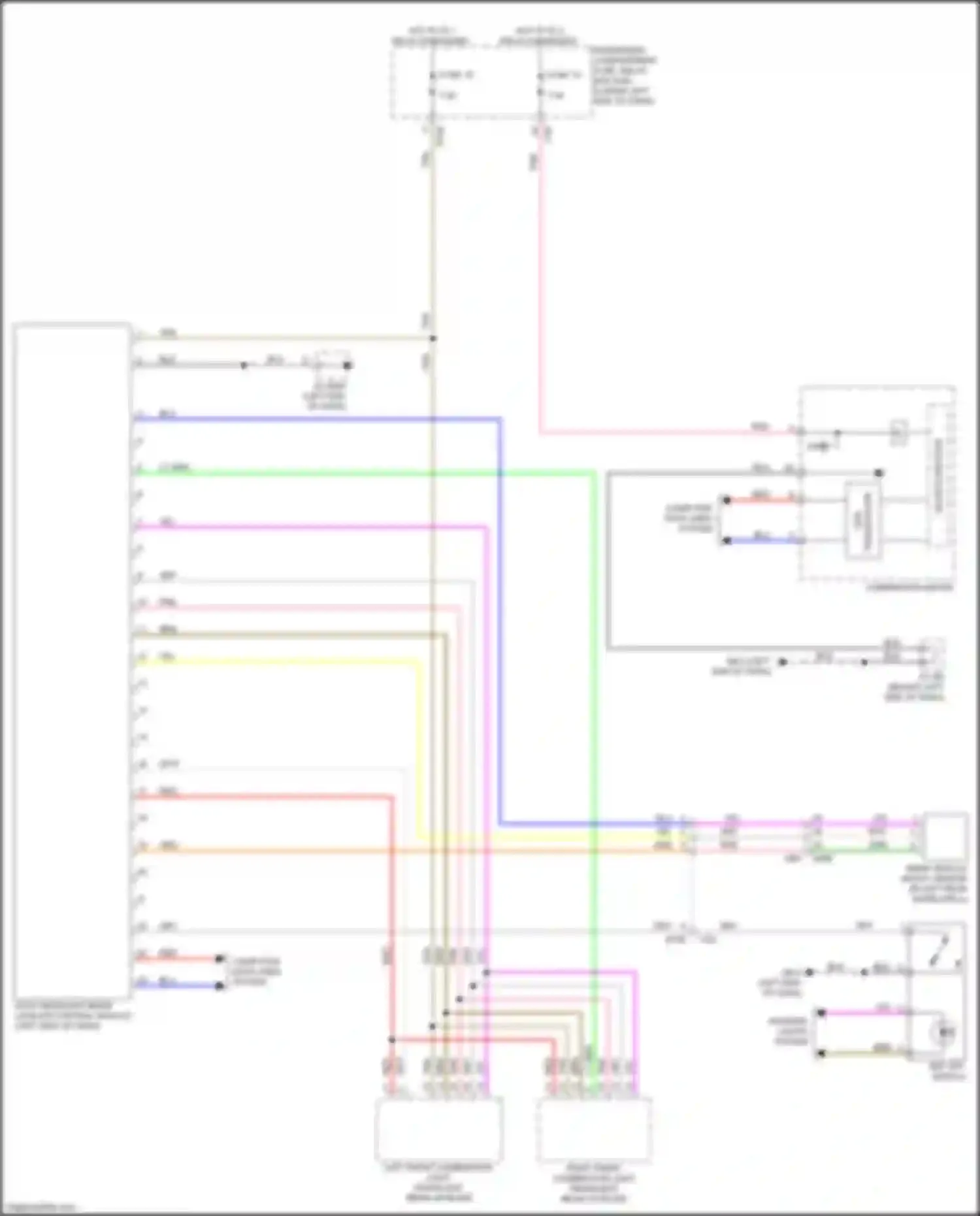 Wiring diagram auto headlight beam leveler control module for Subaru Impreza GK2 (2016-2019) (3 of 4)