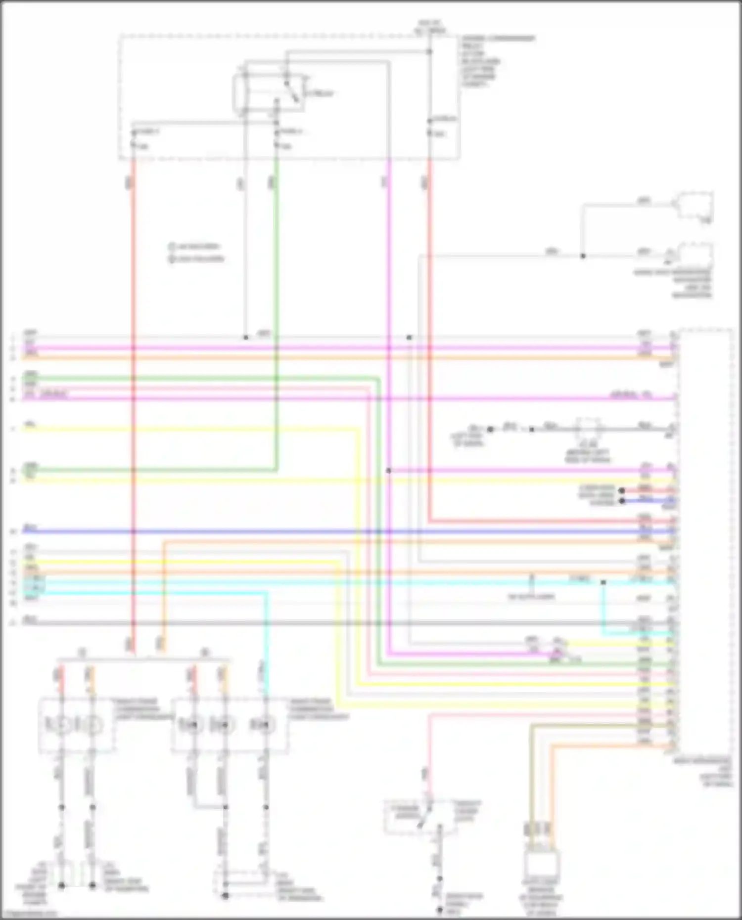 Wiring diagram auto light sensor for Subaru Impreza GK2 (2016-2019) (1 of 1)