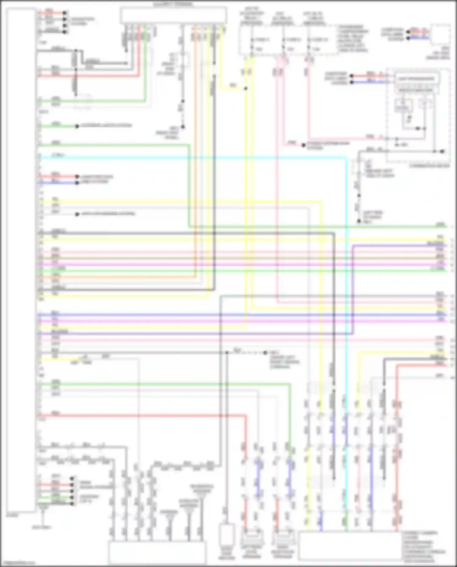 Wiring diagram aux input terminal for Subaru Impreza GK2 (2016-2019) (8 of 8)