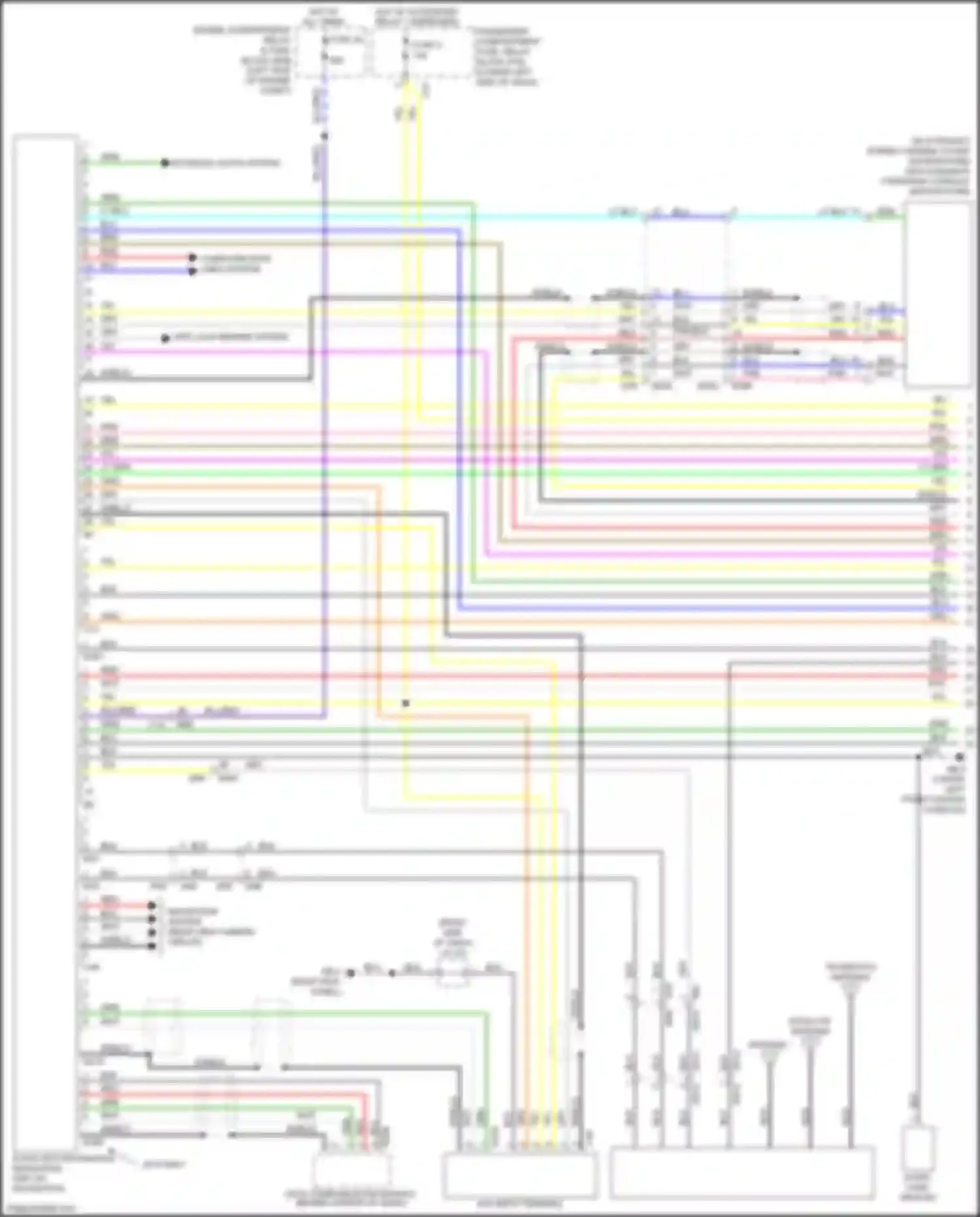 Wiring diagram aux input terminal for Subaru Impreza GK2 (2016-2019) (3 of 8)