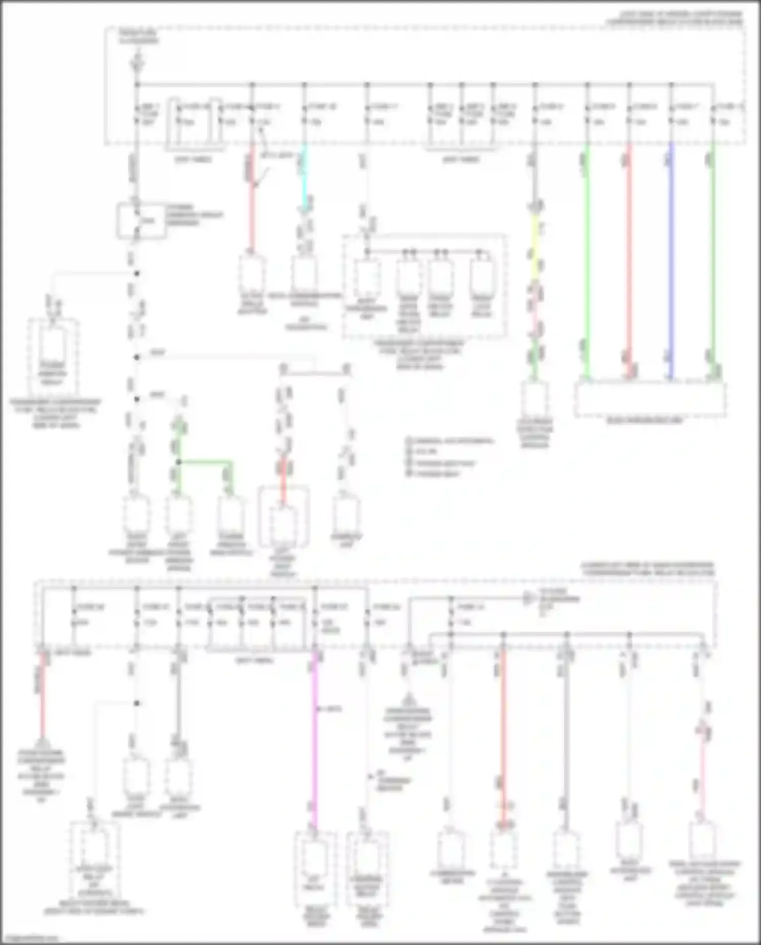 Wiring diagram combination meter for Subaru Impreza GK2 (2016-2019) (7 of 42)