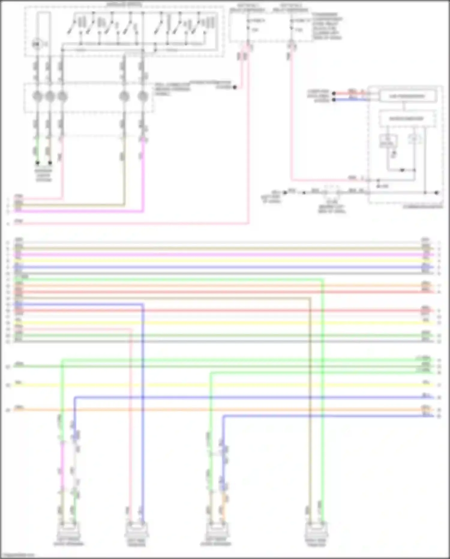 Wiring diagram combination meter for Subaru Impreza GK2 (2016-2019) (36 of 42)