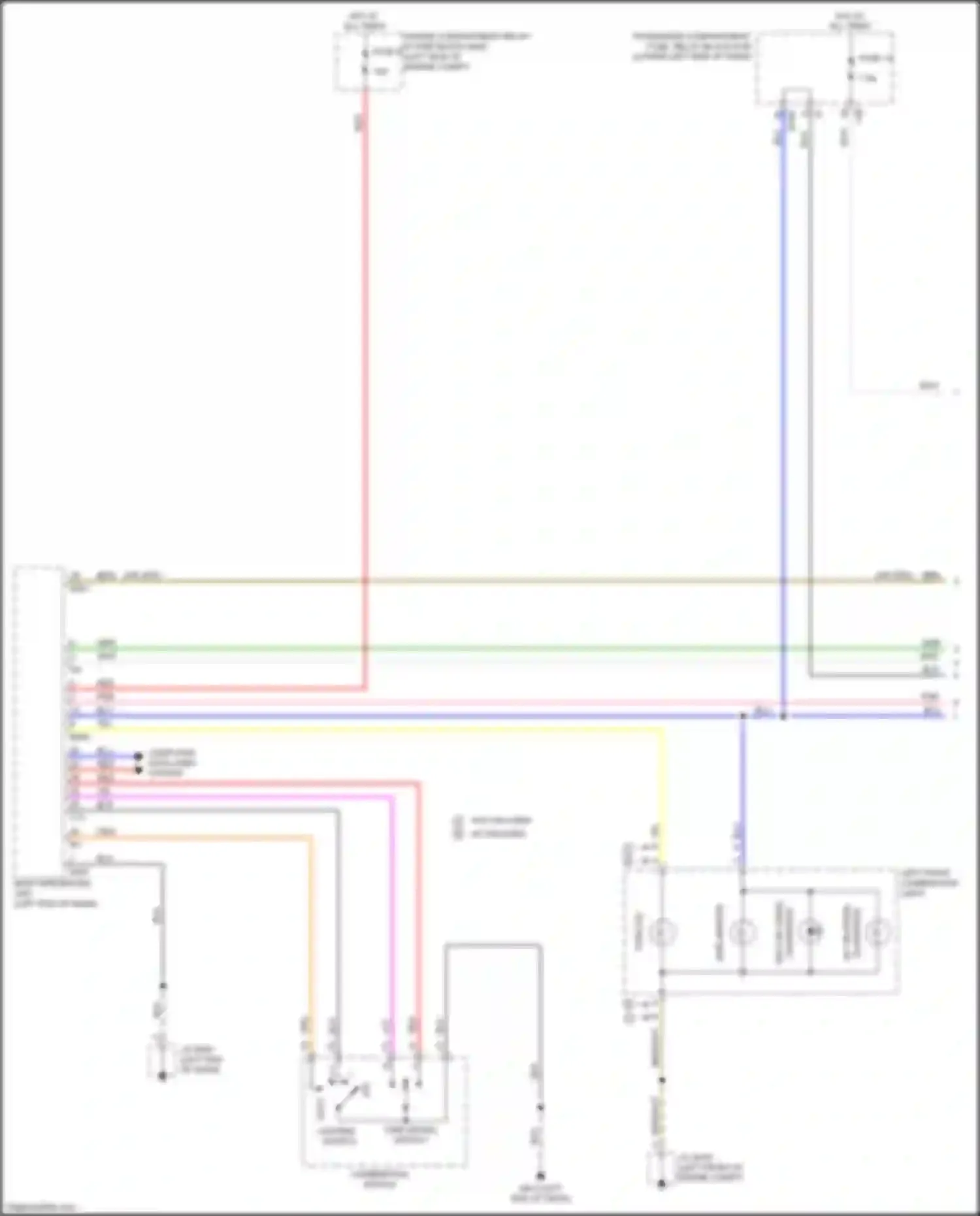 Wiring diagram combination switch for Subaru Impreza GK2 (2016-2019) (2 of 7)