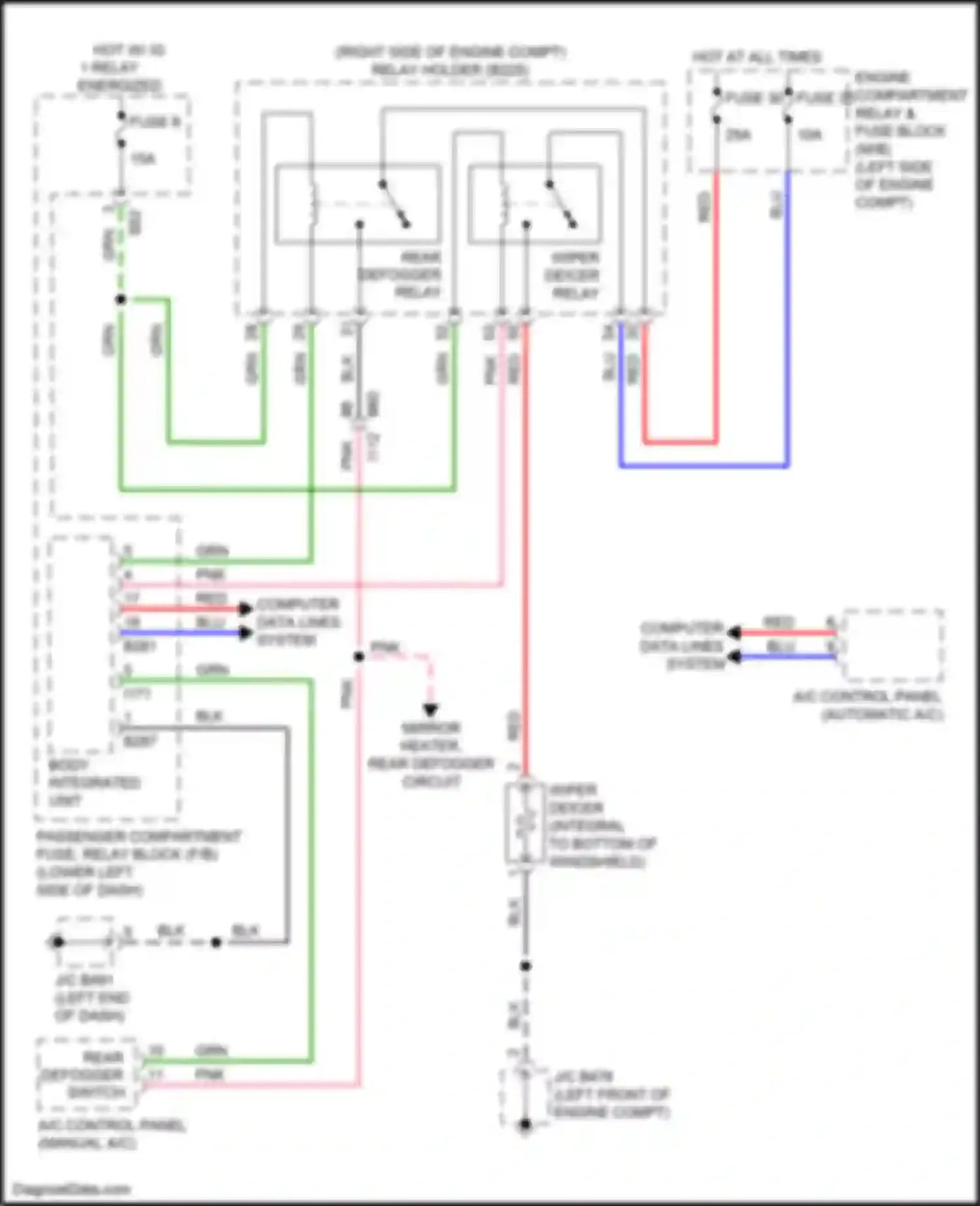 Wiring diagram computer data lines system for Subaru Impreza GK2 (2016-2019) (30 of 77)