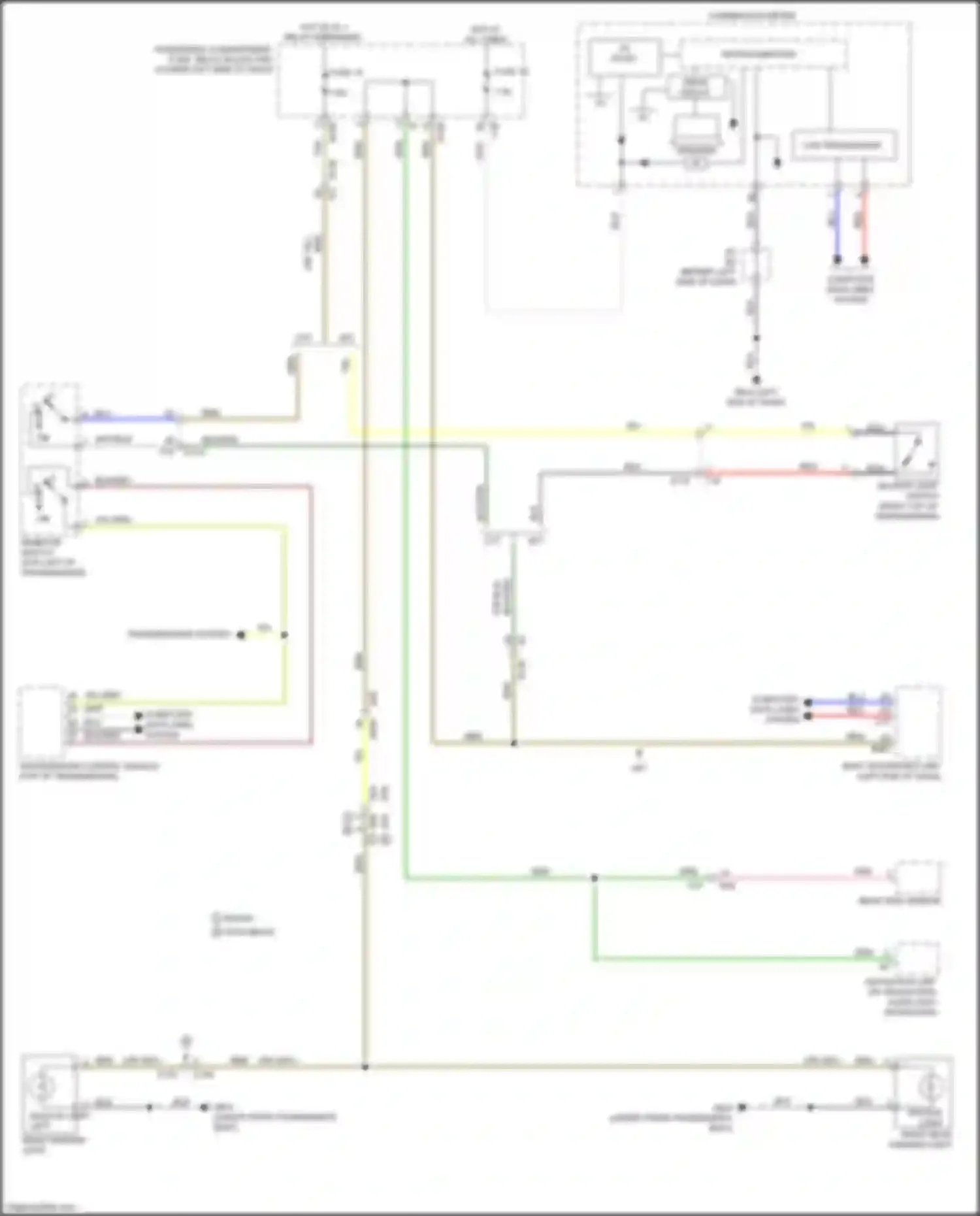 Wiring diagram computer data lines system for Subaru Impreza GK2 (2016-2019) (31 of 77)