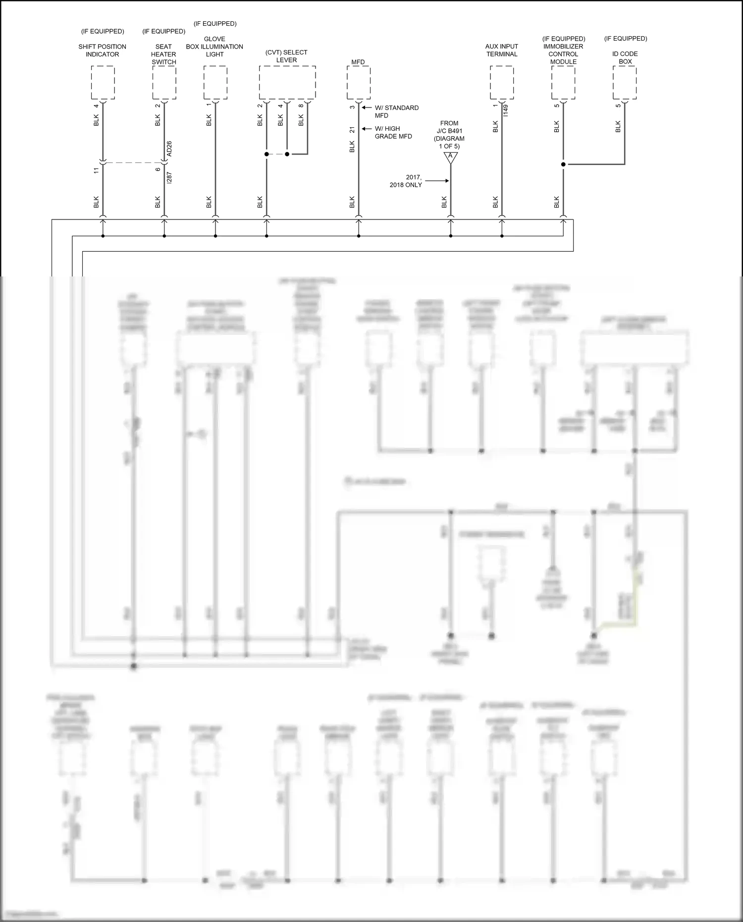 Subaru Impreza GK2 (2016-2019) id code box wiring diagram  (1 of 3)