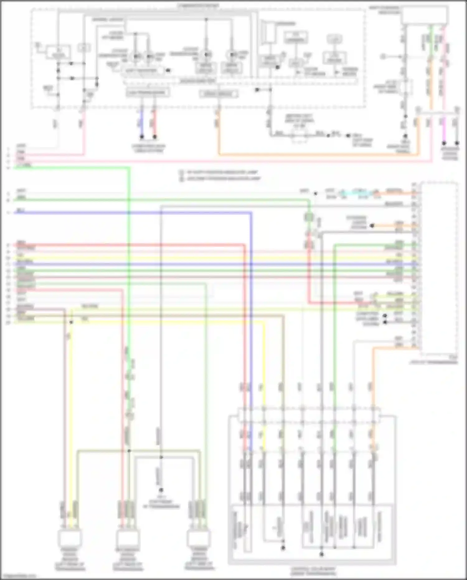 Wiring diagram lcd driver for Subaru Impreza GK2 (2016-2019) (3 of 3)