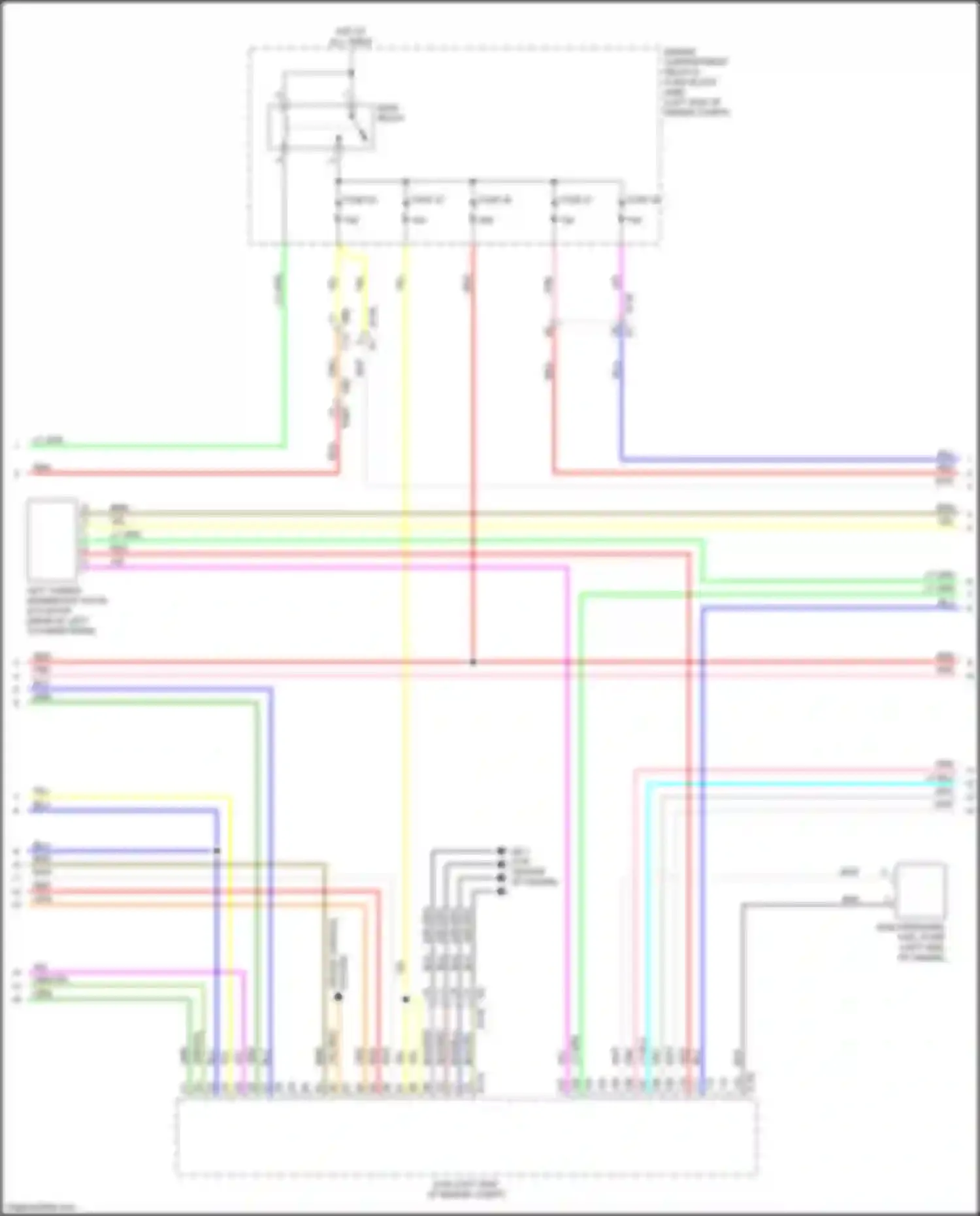 Wiring diagram main relay for Subaru Impreza GK2 (2016-2019) (2 of 2)