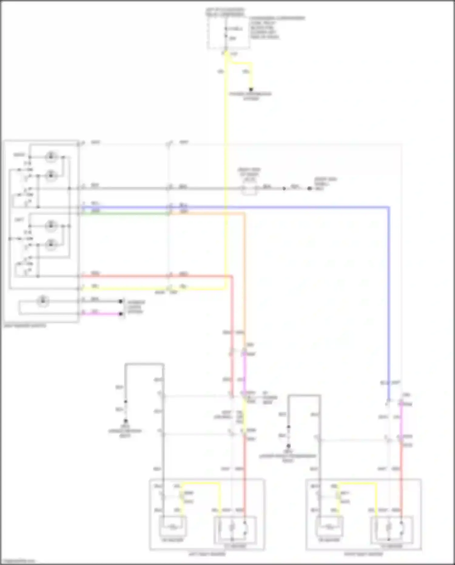 Wiring diagram power distribution system for Subaru Impreza GK2 (2016-2019) (4 of 25)