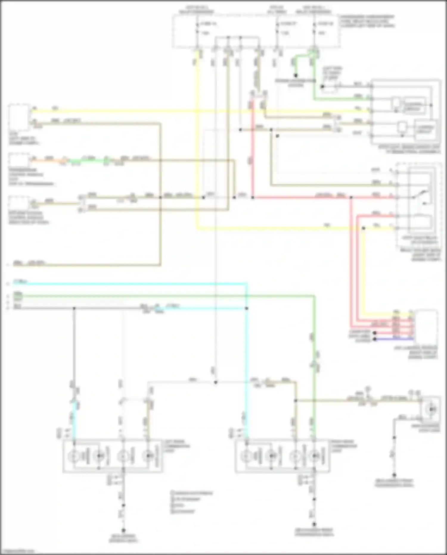 Wiring diagram power distribution system for Subaru Impreza GK2 (2016-2019) (2 of 25)