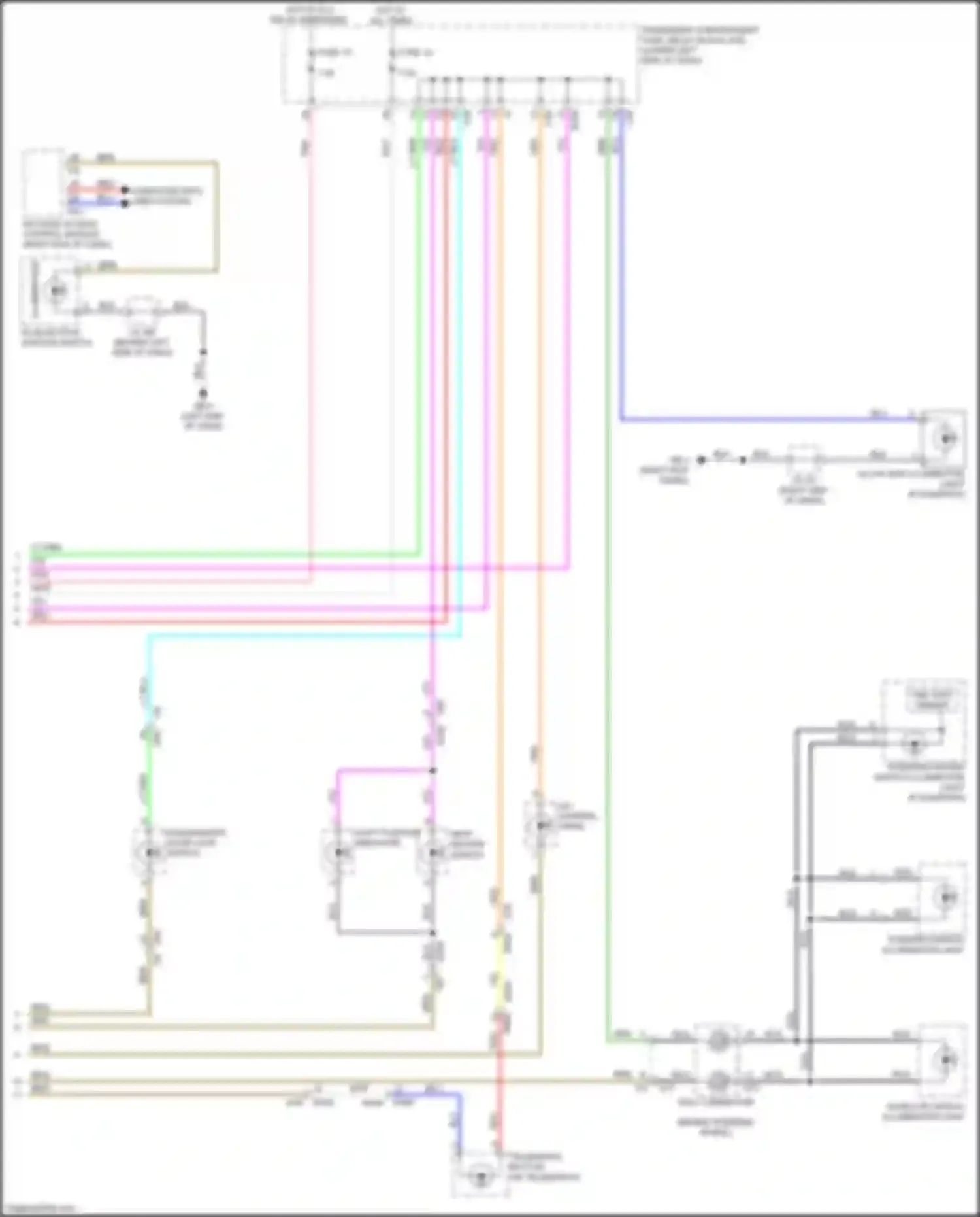Wiring diagram push button ignition switch for Subaru Impreza GK2 (2016-2019) (3 of 5)