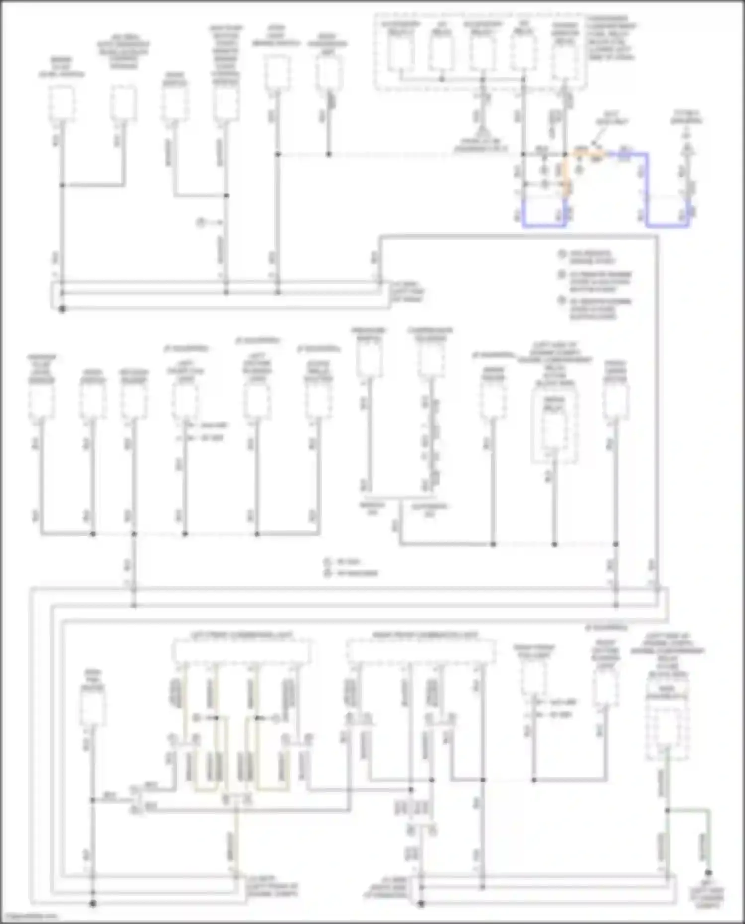 Wiring diagram right front fog light for Subaru Impreza GK2 (2016-2019) (1 of 2)
