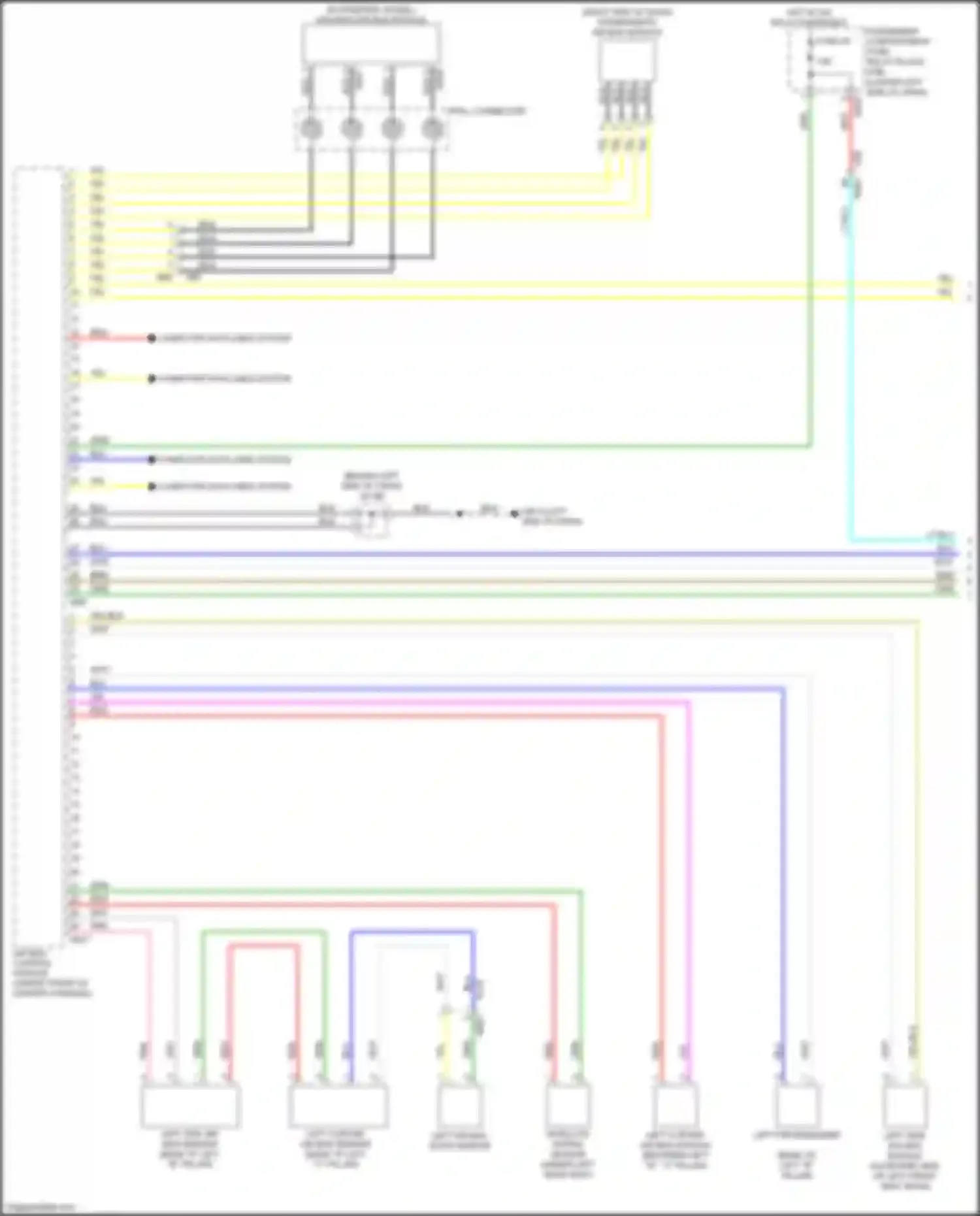 Wiring diagram satellite safing sensor for Subaru Impreza GK2 (2016-2019) (1 of 1)