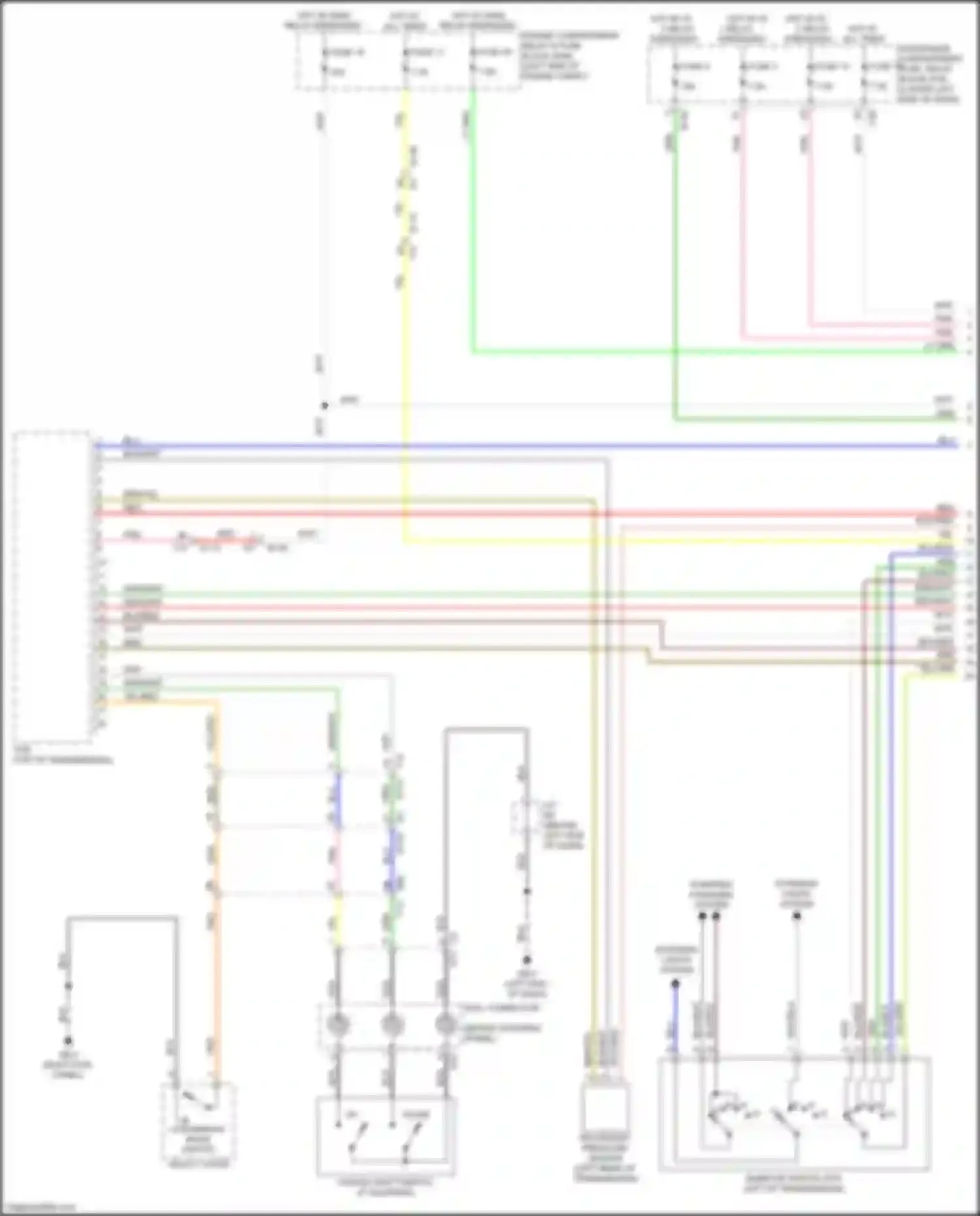 Wiring diagram secondary pressure sensor for Subaru Impreza GK2 (2016-2019) (1 of 1)