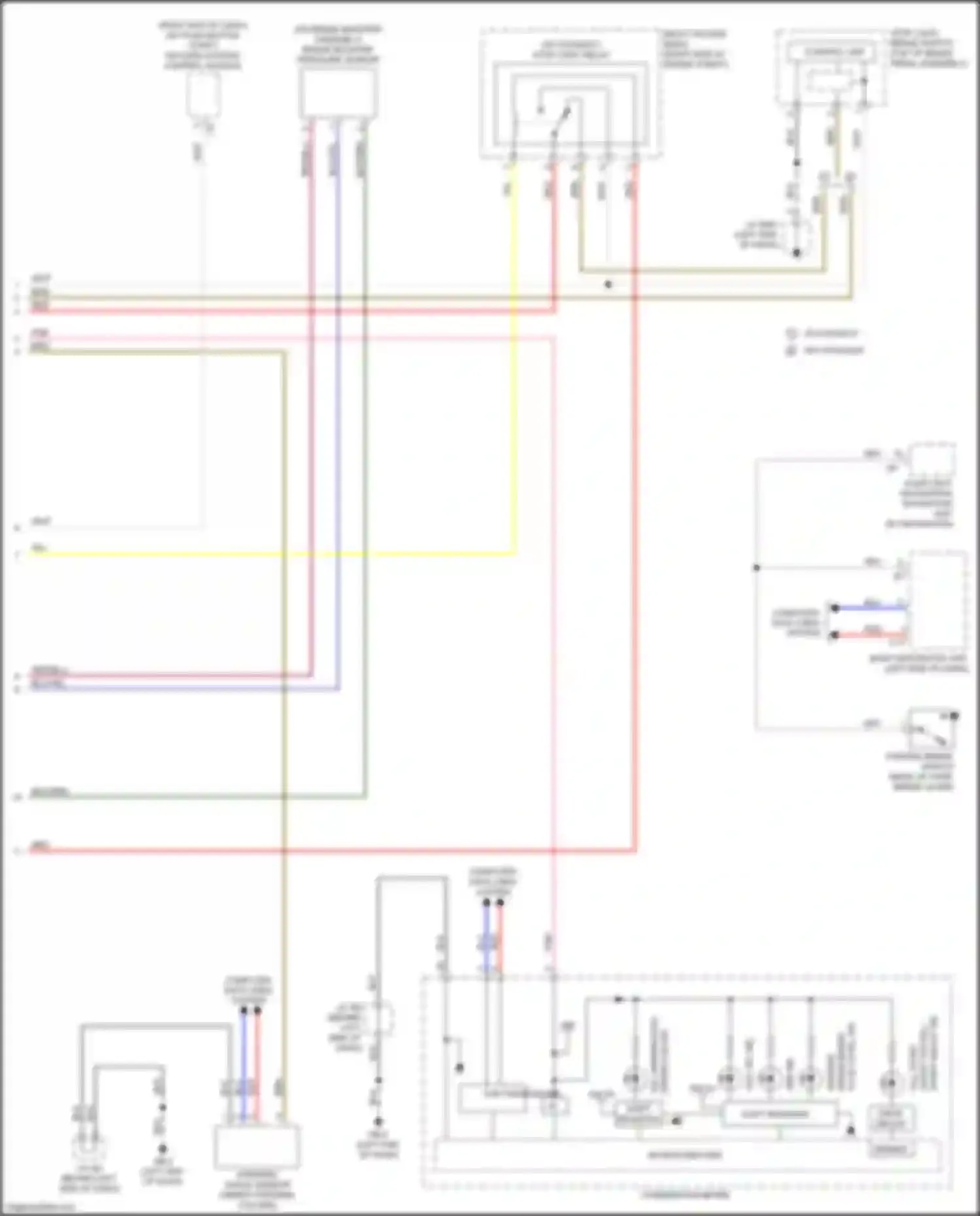 Wiring diagram steering angle sensor for Subaru Impreza GK2 (2016-2019) (1 of 5)