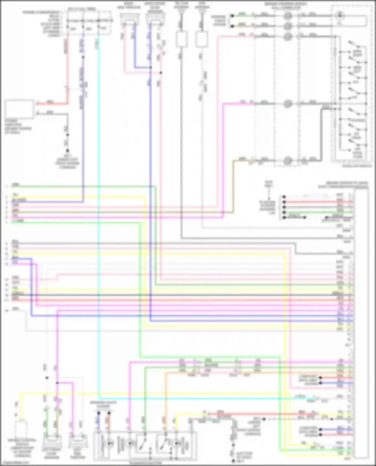 Wiring diagram telematics button for Subaru Impreza GK2 (2016-2019) (5 of 5)