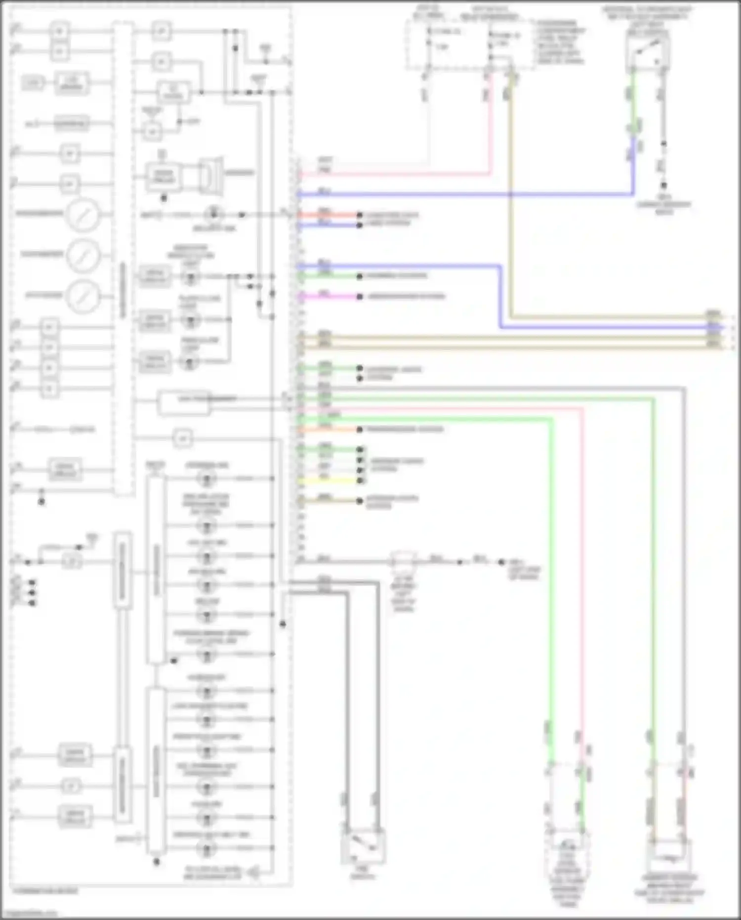 Wiring diagram w/ tpms for Subaru Impreza GK2 (2016-2019) (4 of 7)