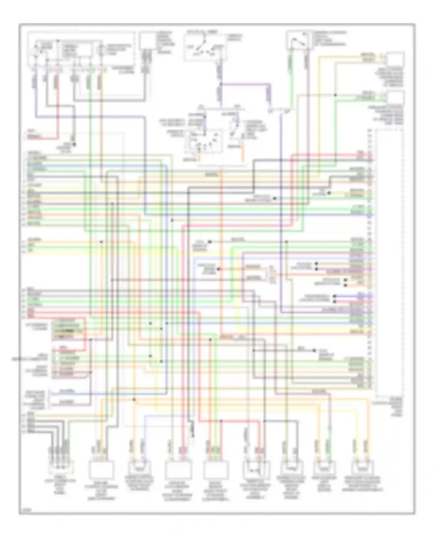 Legacy Subaru BD/BG/BK (1993-1999): Wiring diagram engine performance 2.2ls (2 of 2)