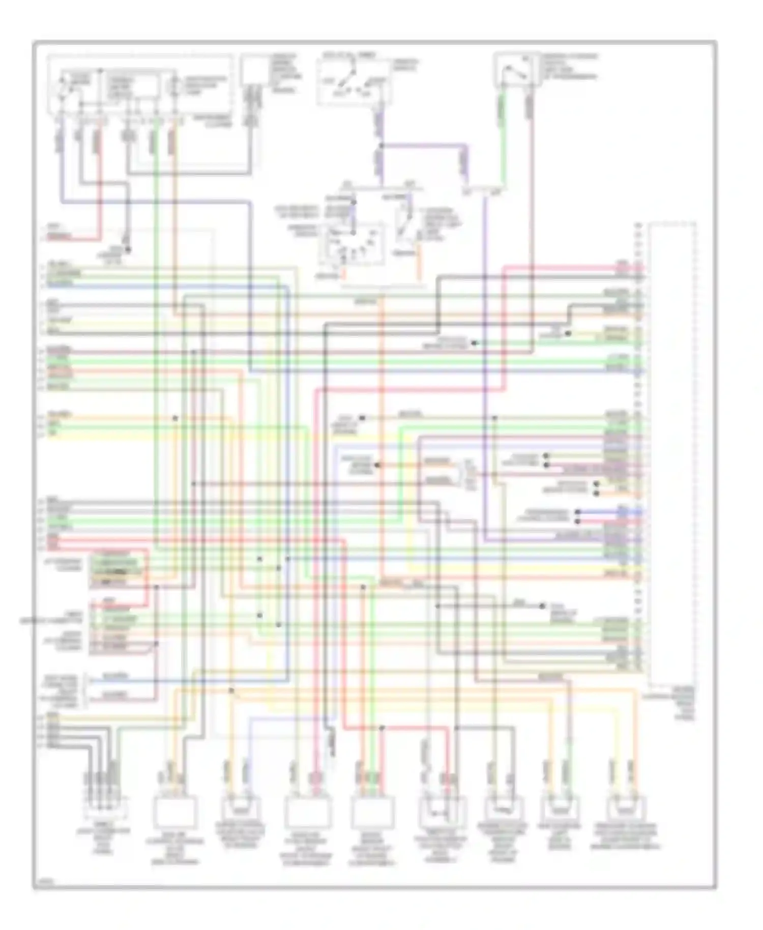 Legacy Subaru BD/BG/BK (1993-1999): Wiring diagram engine performance 2.5ls (2 of 2)