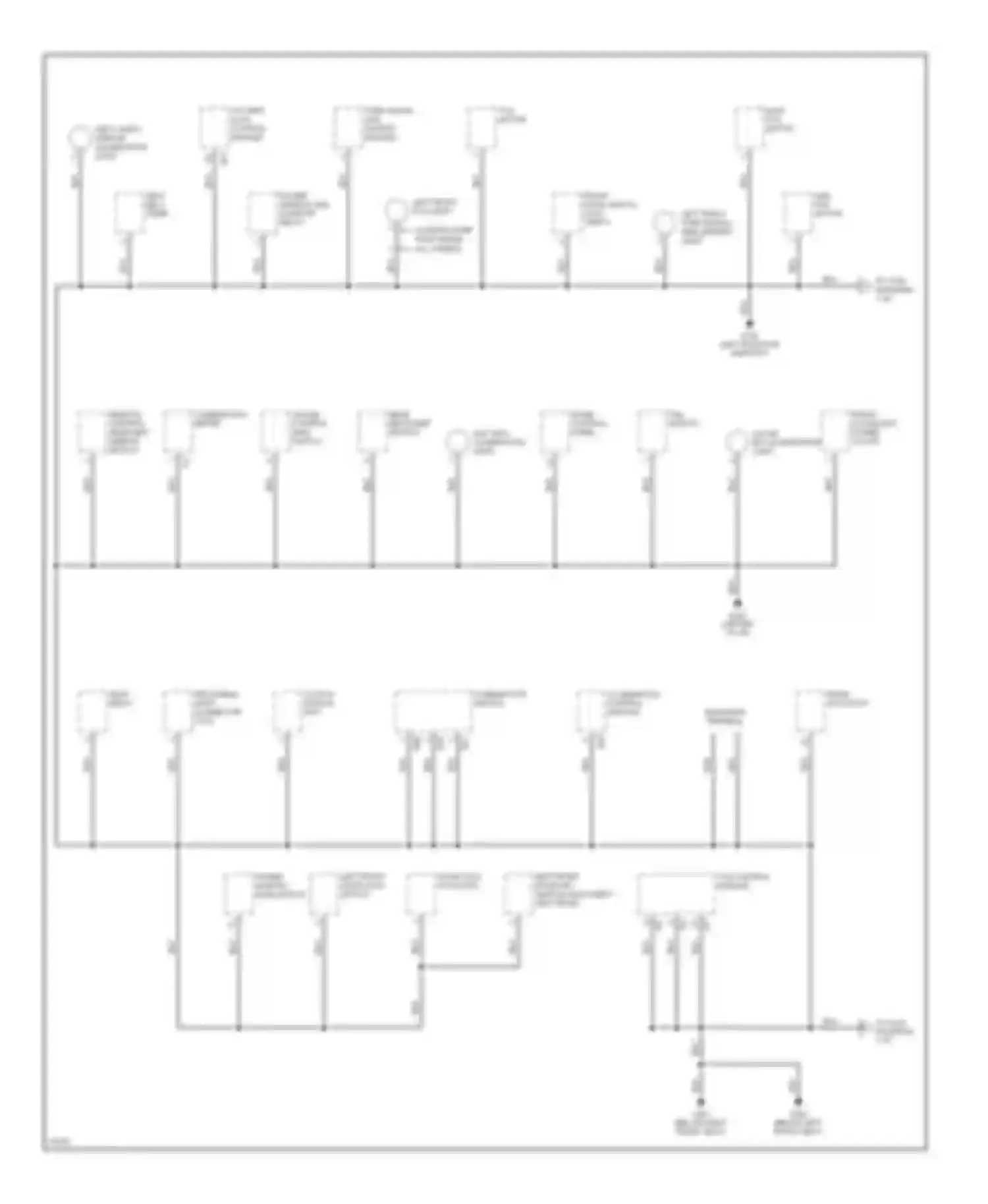 Legacy Subaru BD/BG/BK (1993-1999): Ground distribution circuit (2 of 3)