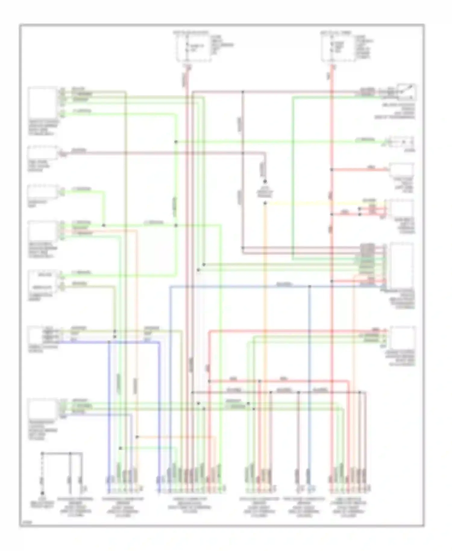 Wiring diagram hot in on or start for Subaru Legacy BD/BG/BK (1993-1999) (3 of 5)