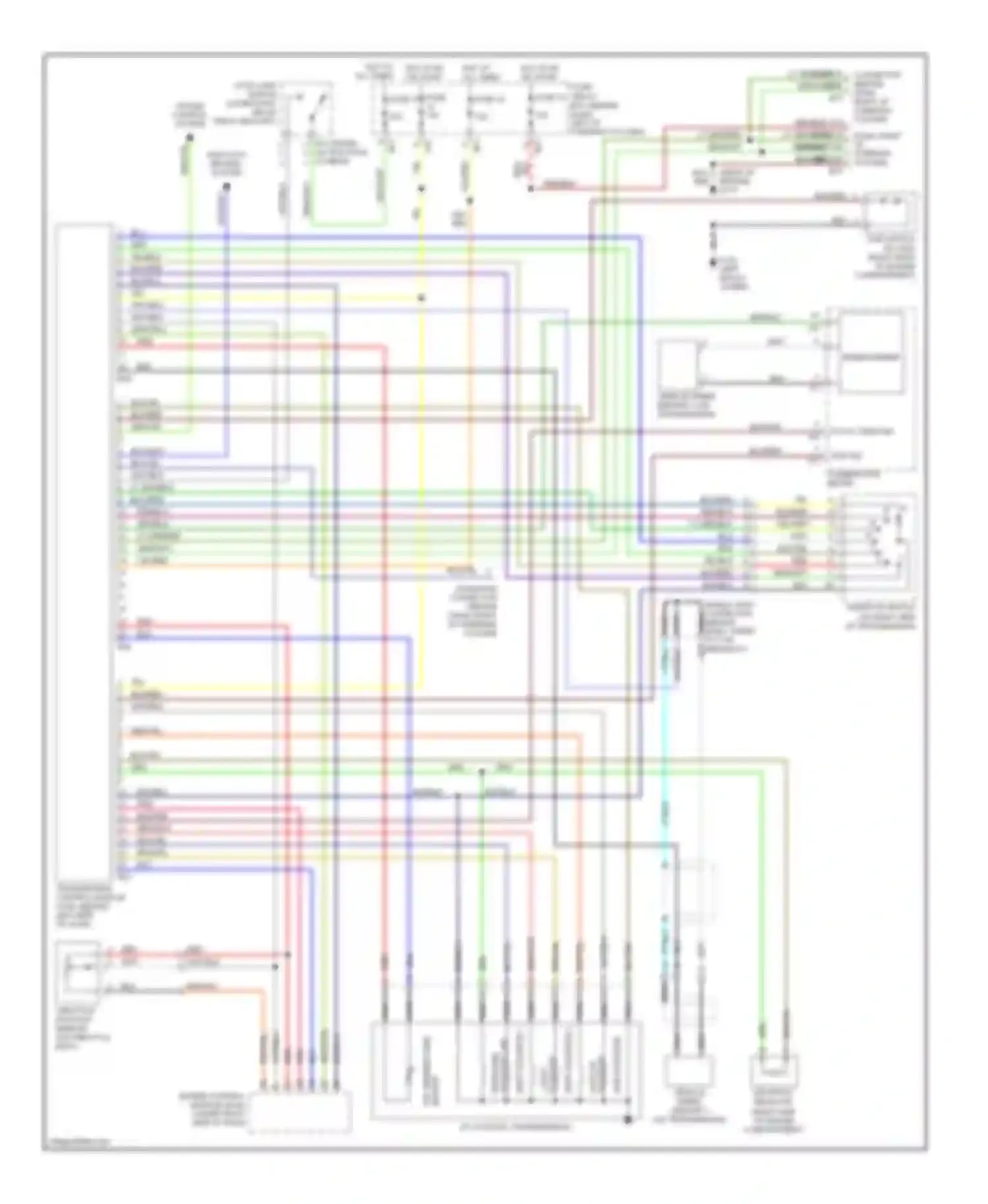 Wiring diagram shift solenoid 1 for Subaru Legacy BD/BG/BK (1993-1999) (1 of 1)