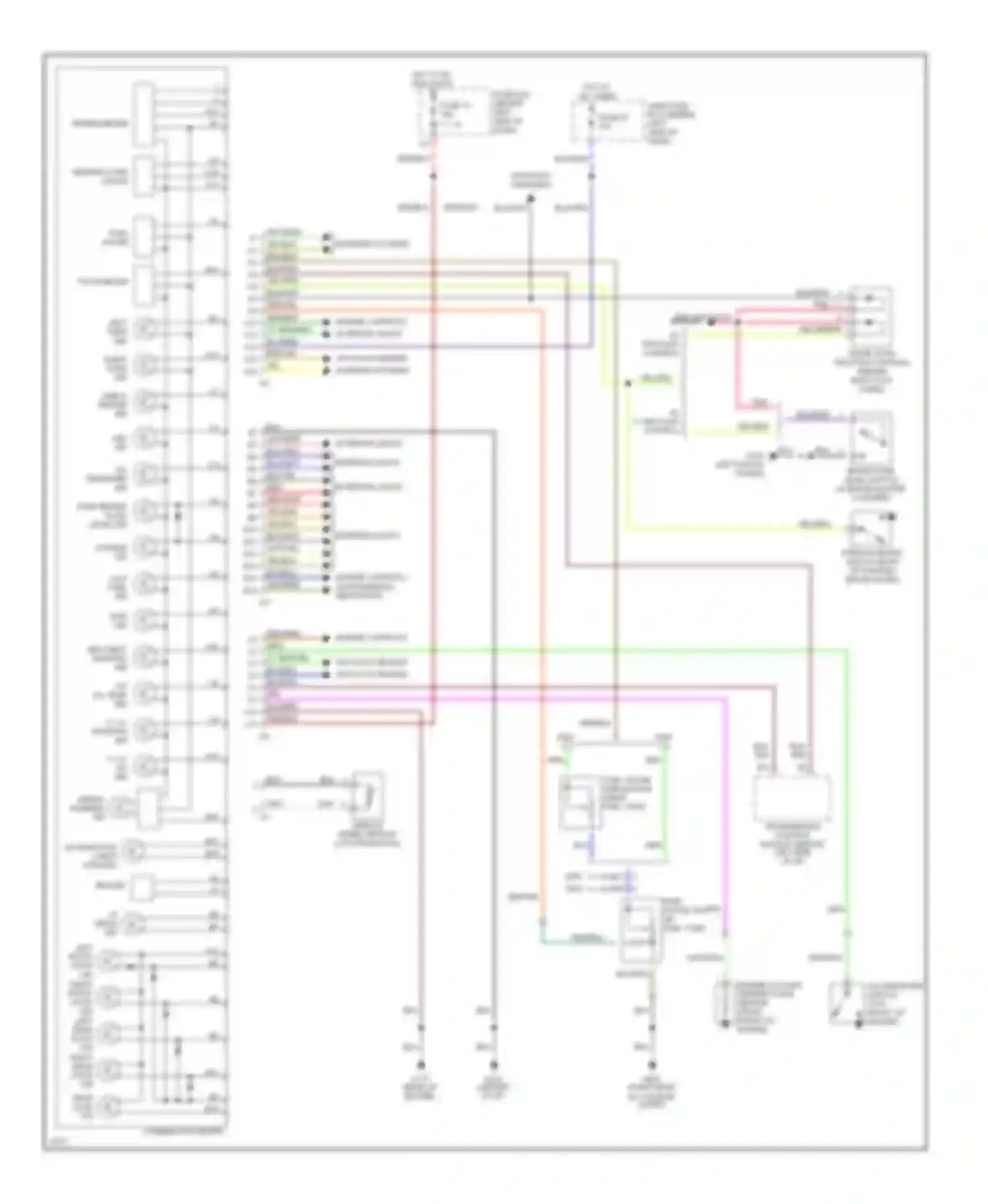 Wiring diagram t.c.s. on ind for Subaru Legacy BD/BG/BK (1993-1999) (1 of 1)