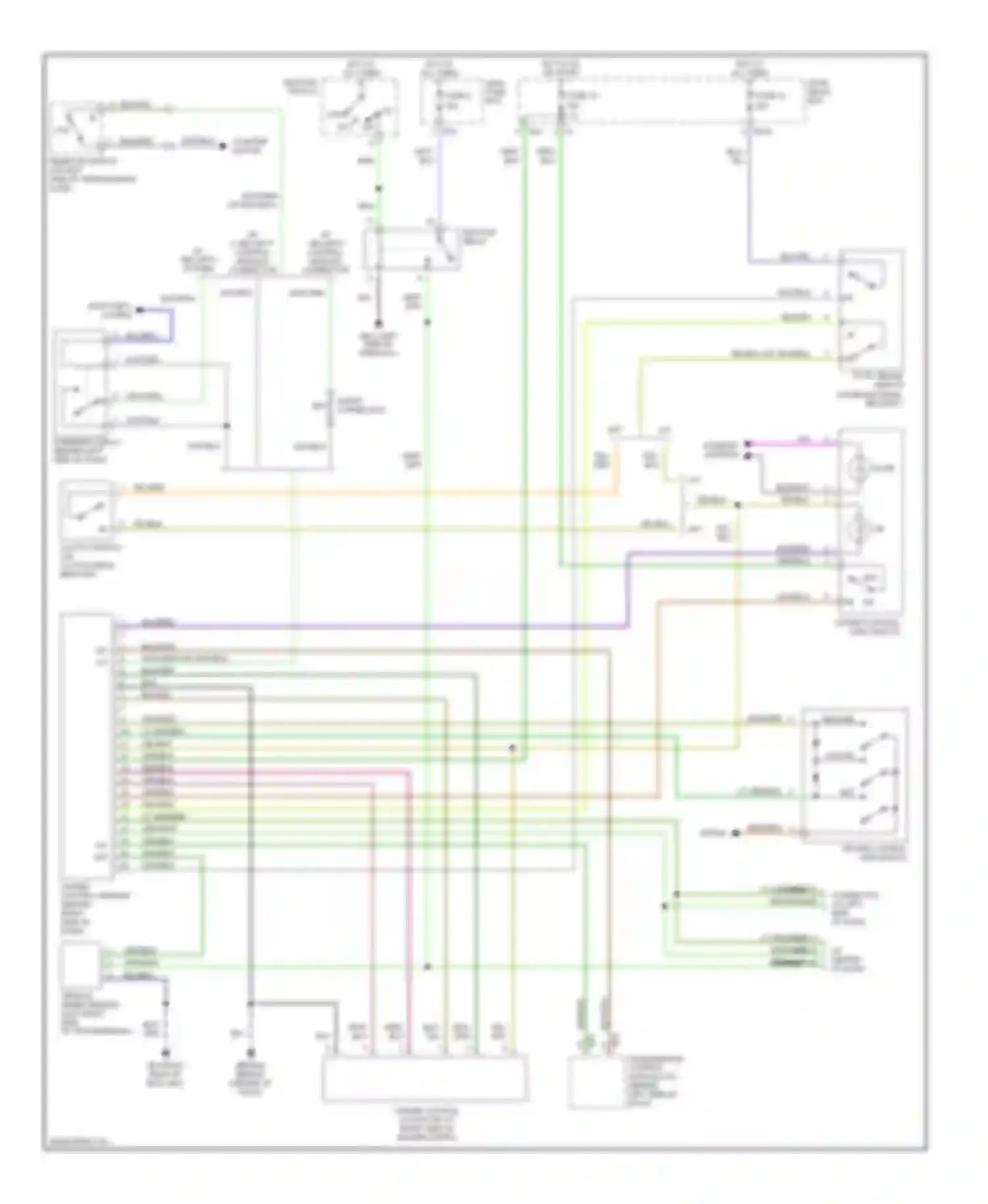 Wiring diagram blu/blk for Subaru Legacy BE/BH/BT (1998-2004) (4 of 9)
