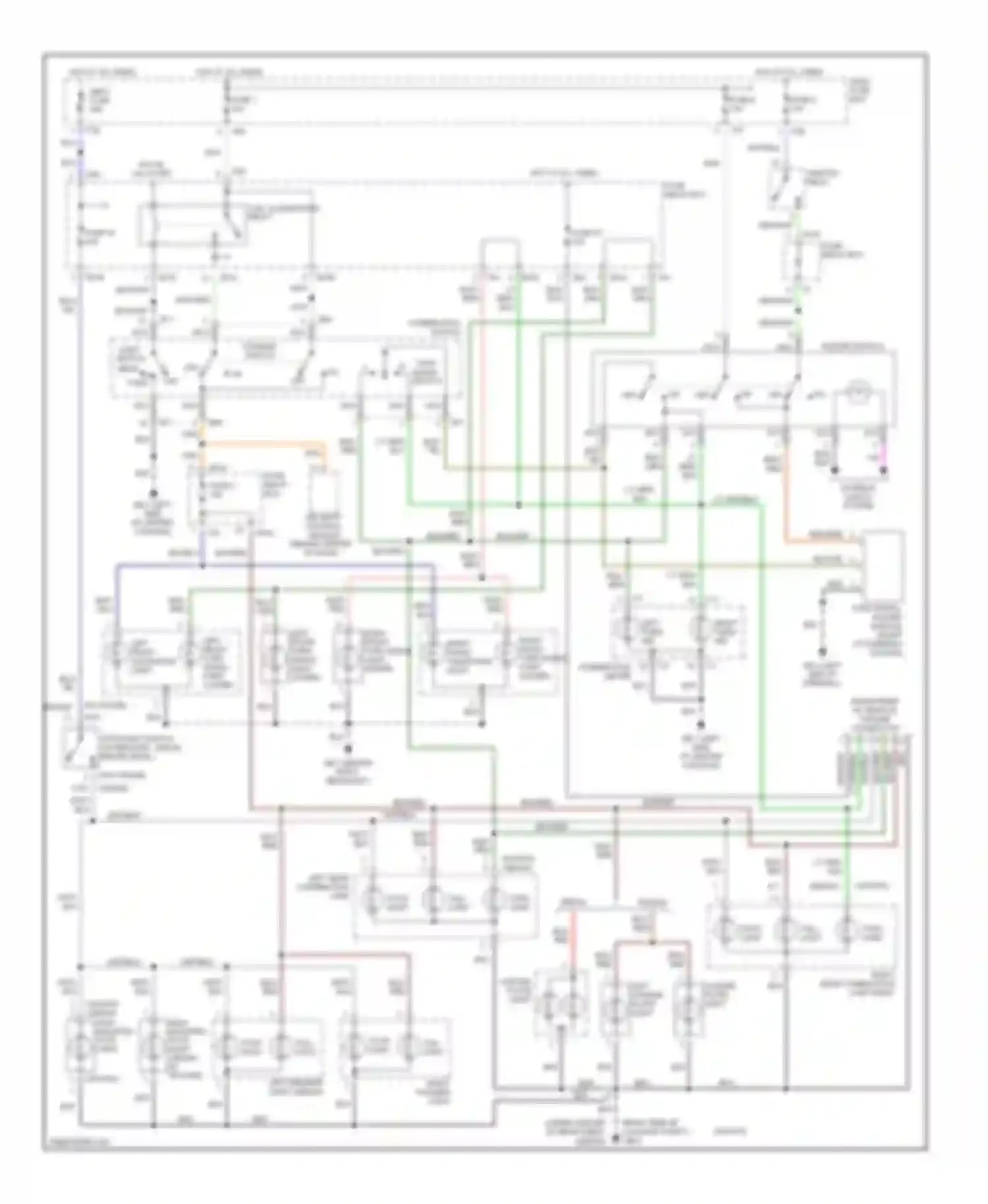 Wiring diagram org/ for Subaru Legacy BE/BH/BT (1998-2004) (5 of 16)
